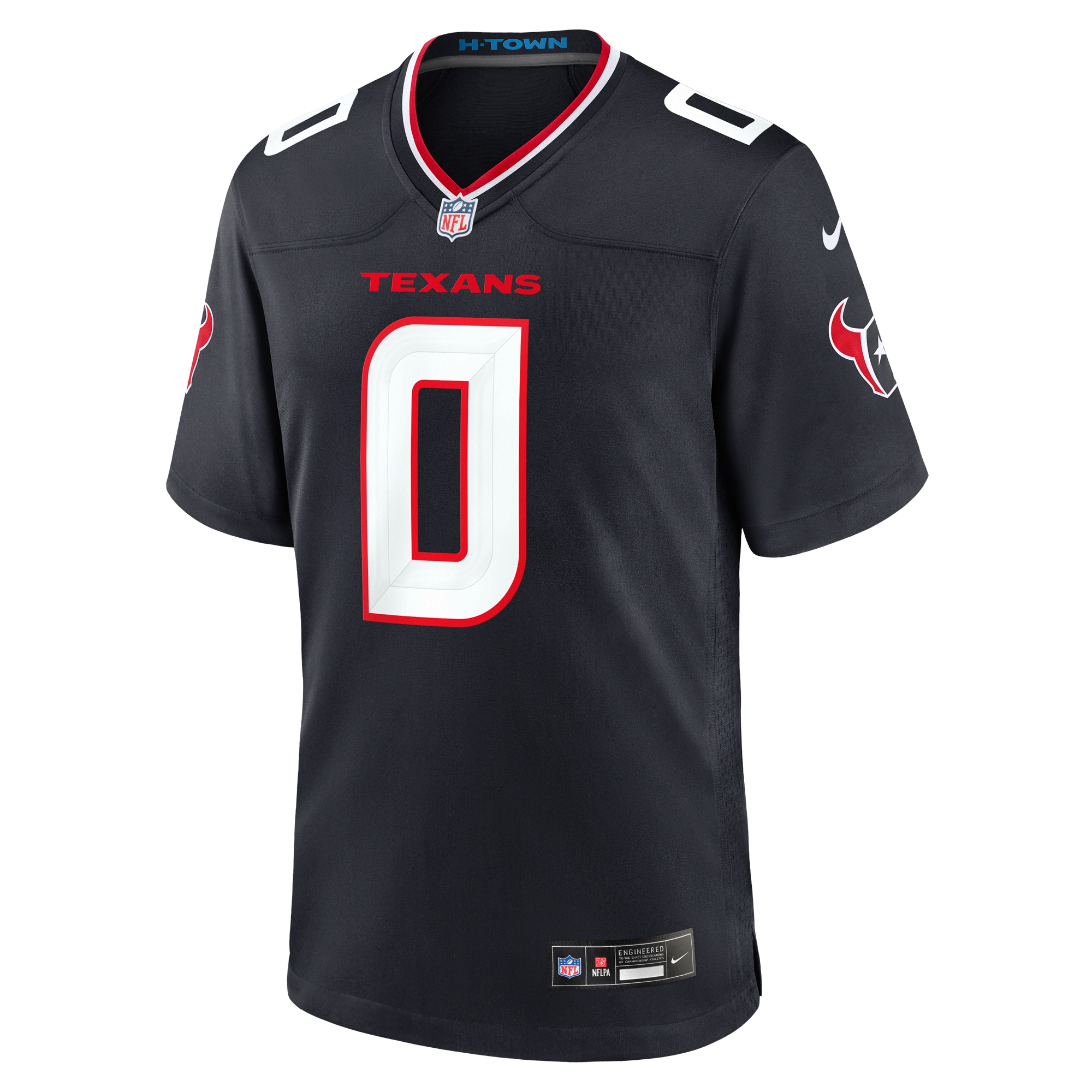 Azeez Al-Shaair Houston Texans Team Game Jersey -  Navy