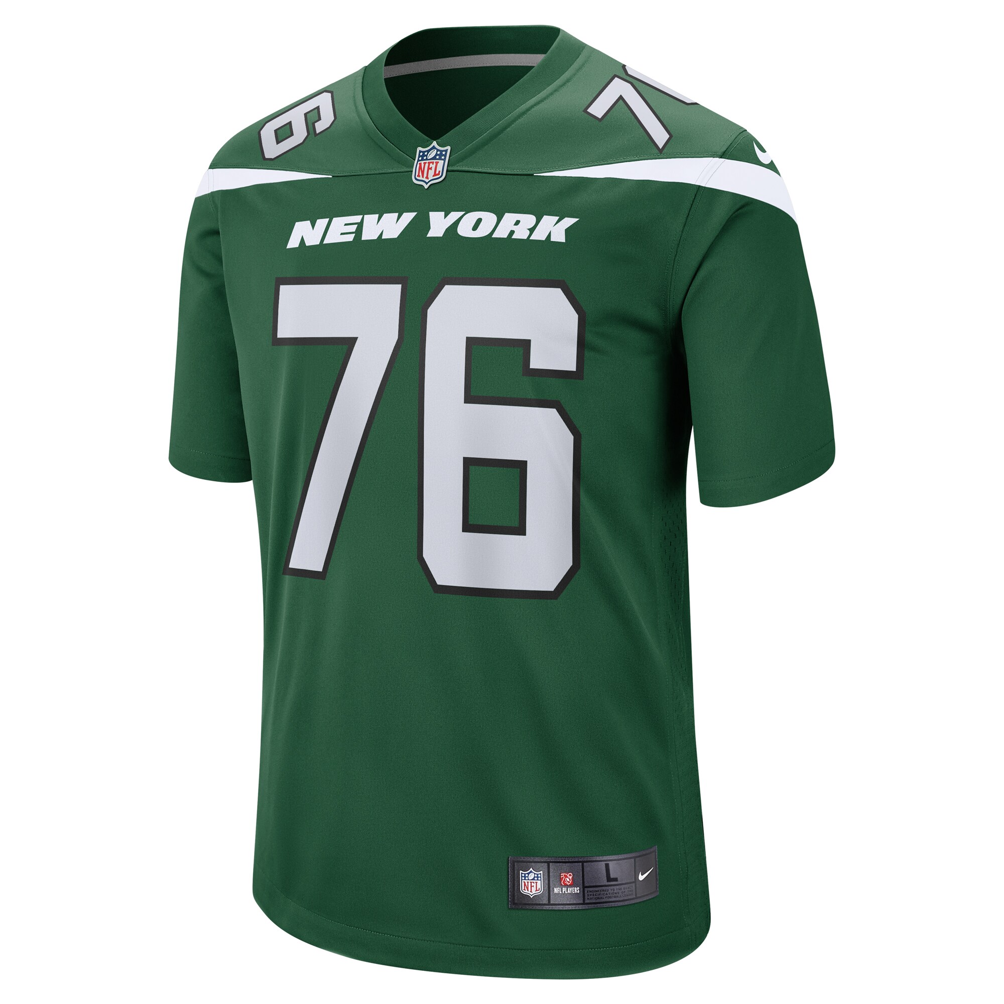 George Fant New York Jets  Game Jersey - Gotham Green