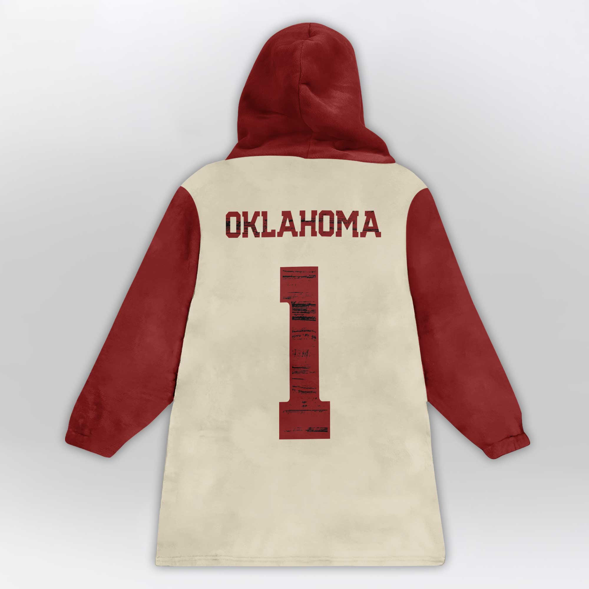 Kid #1 Oklahoma Football Unisex Blanket Hoodie