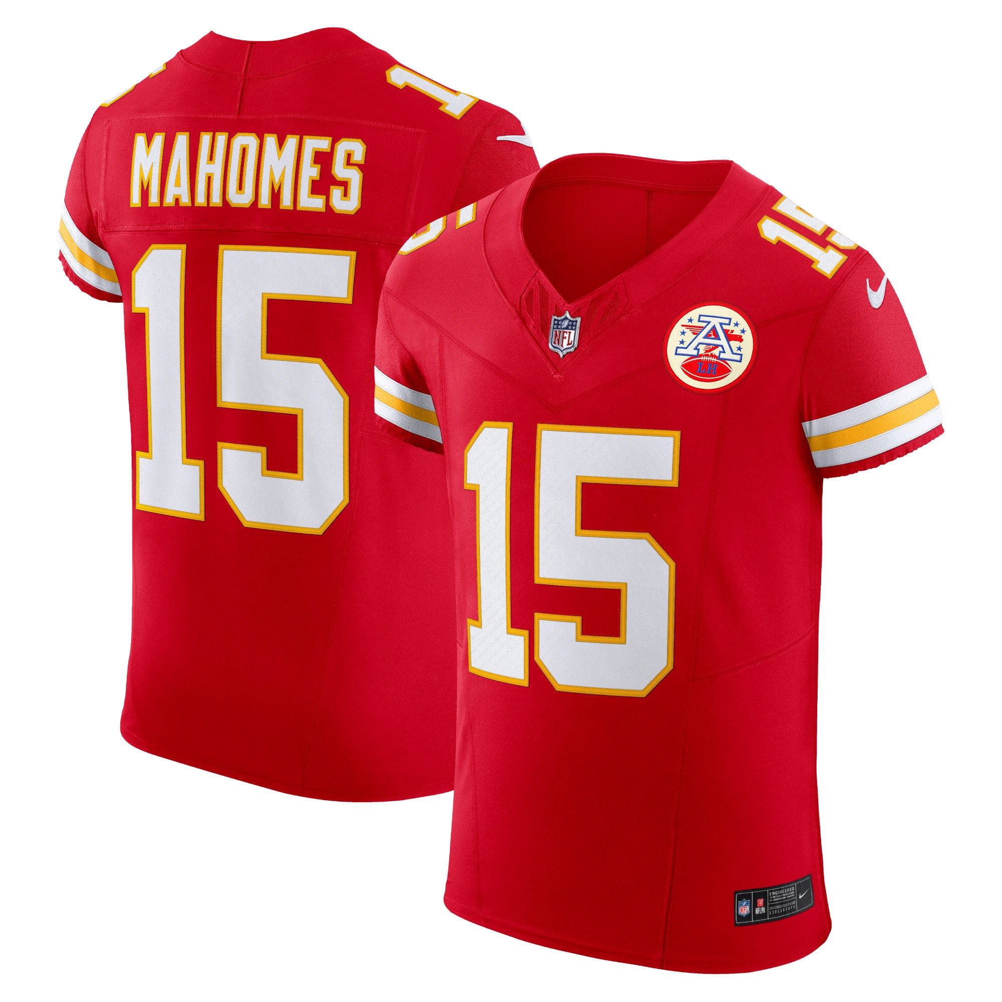 Patrick Mahomes Kansas City Chiefs  Vapor F.U.S.E. Elite Jersey - Red