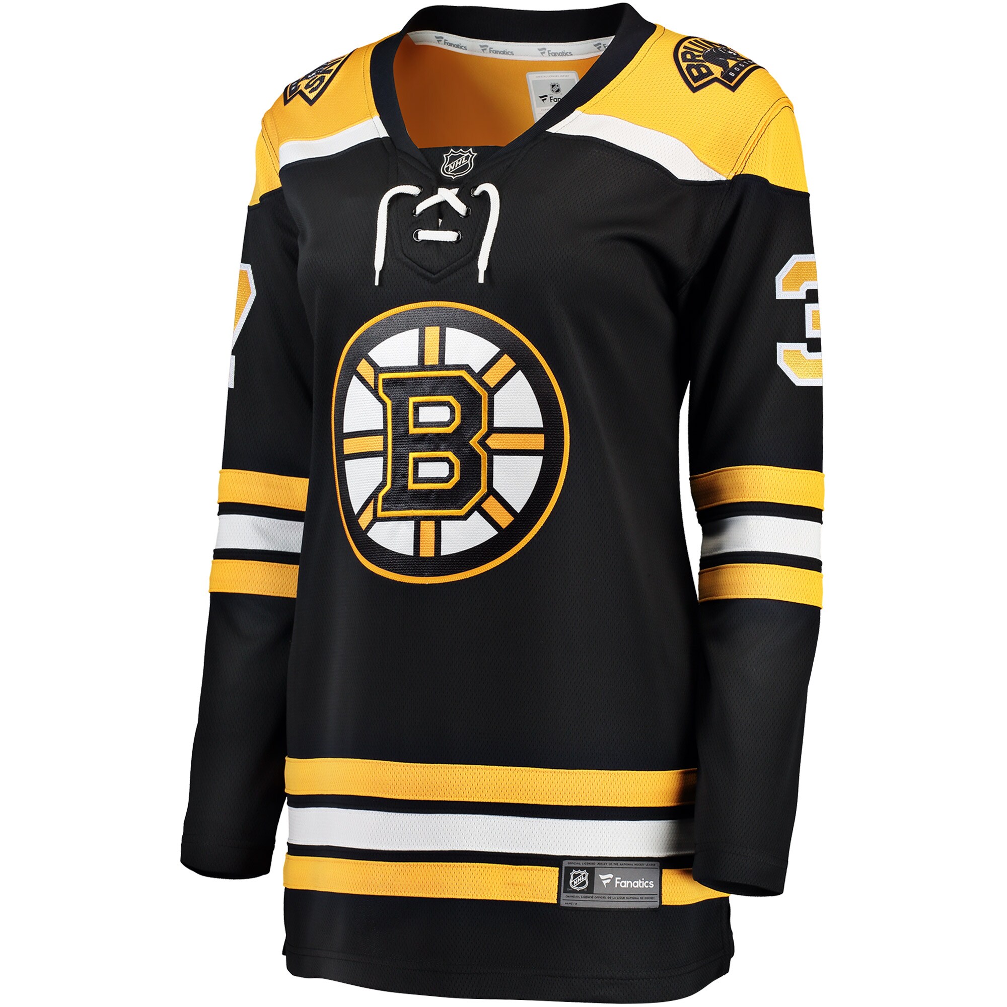 Patrice Bergeron Boston Bruins Women's Home Breakaway Player Jersey - Black