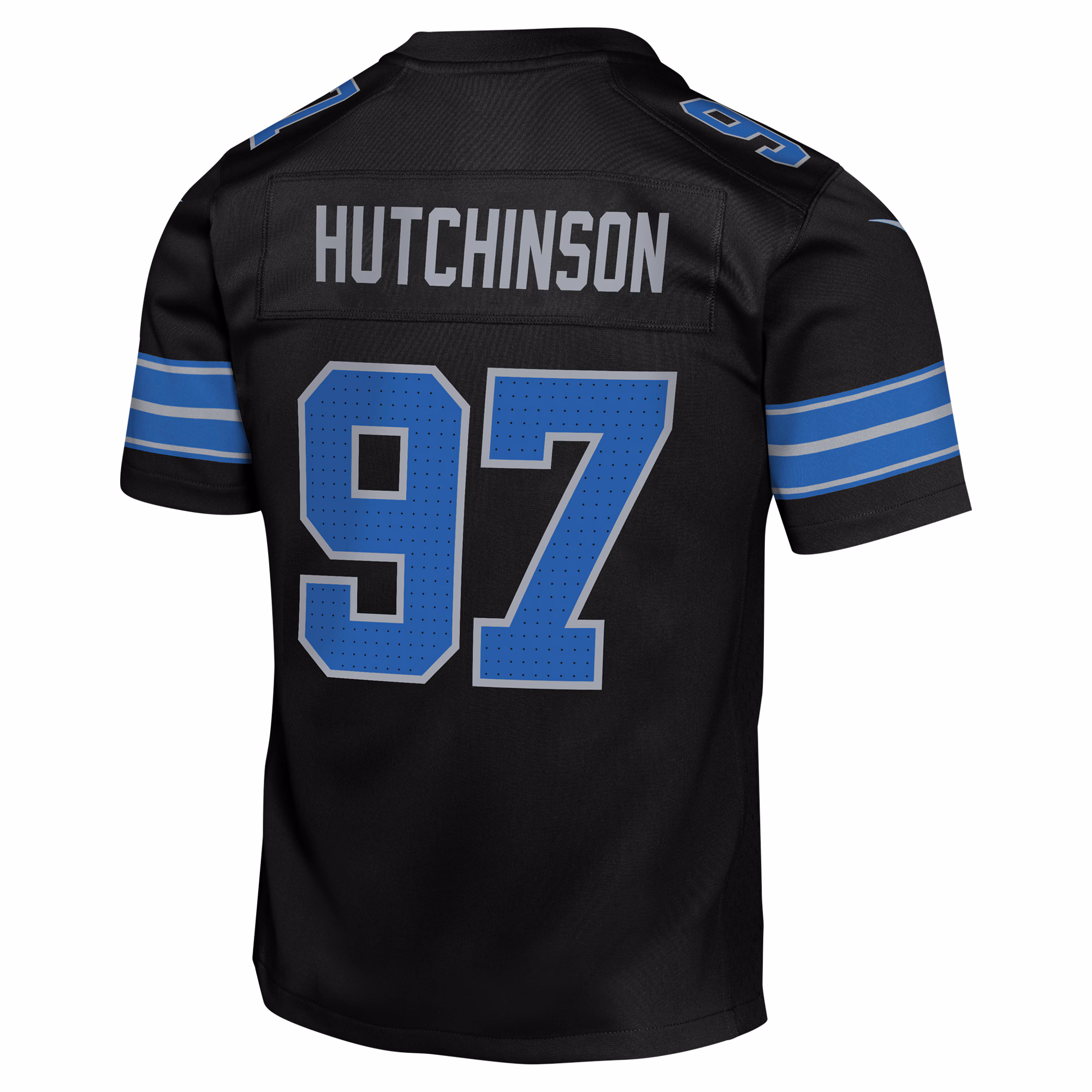 Aidan Hutchinson Detroit Lions Youth Team Player Game Jersey - Blue