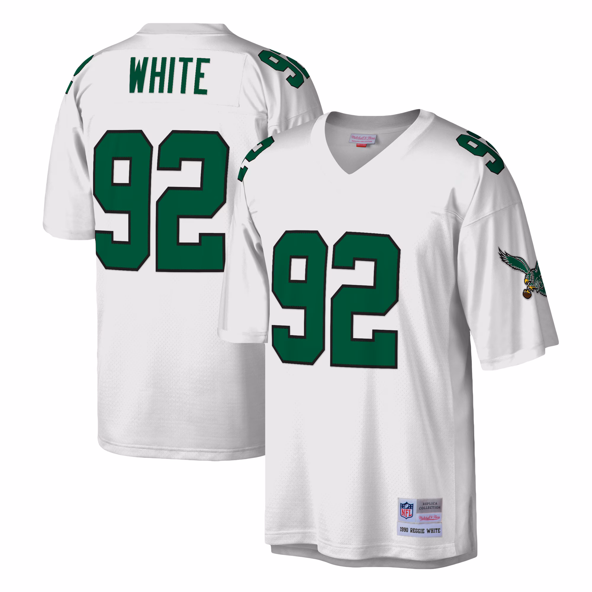 Reggie White Philadelphia Eagles #52 Legacy Replica Jersey - White