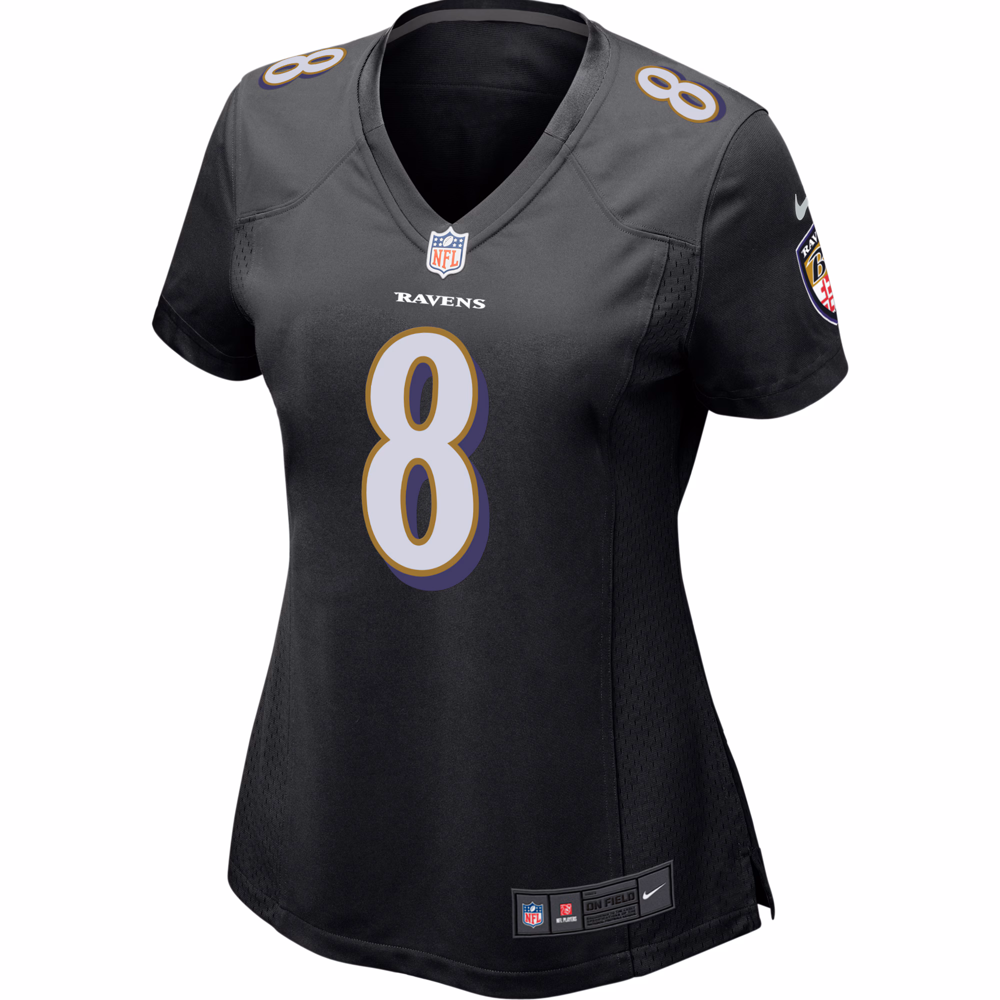 Lamar Jackson Baltimore Ravens Women's Game Event Jersey - Black