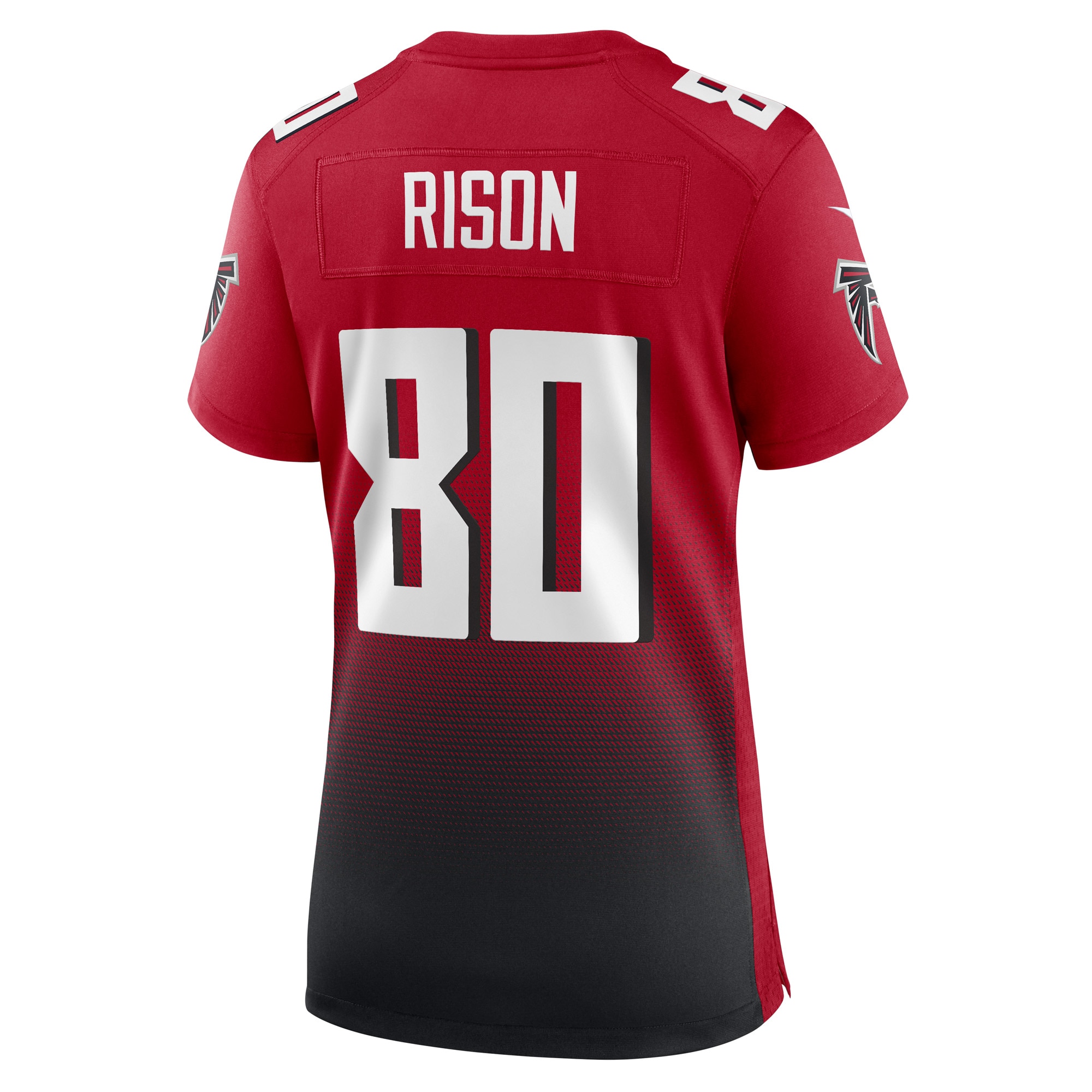 Andre Rison Atlanta Falcons Women's Game Retired Player Jersey - Black