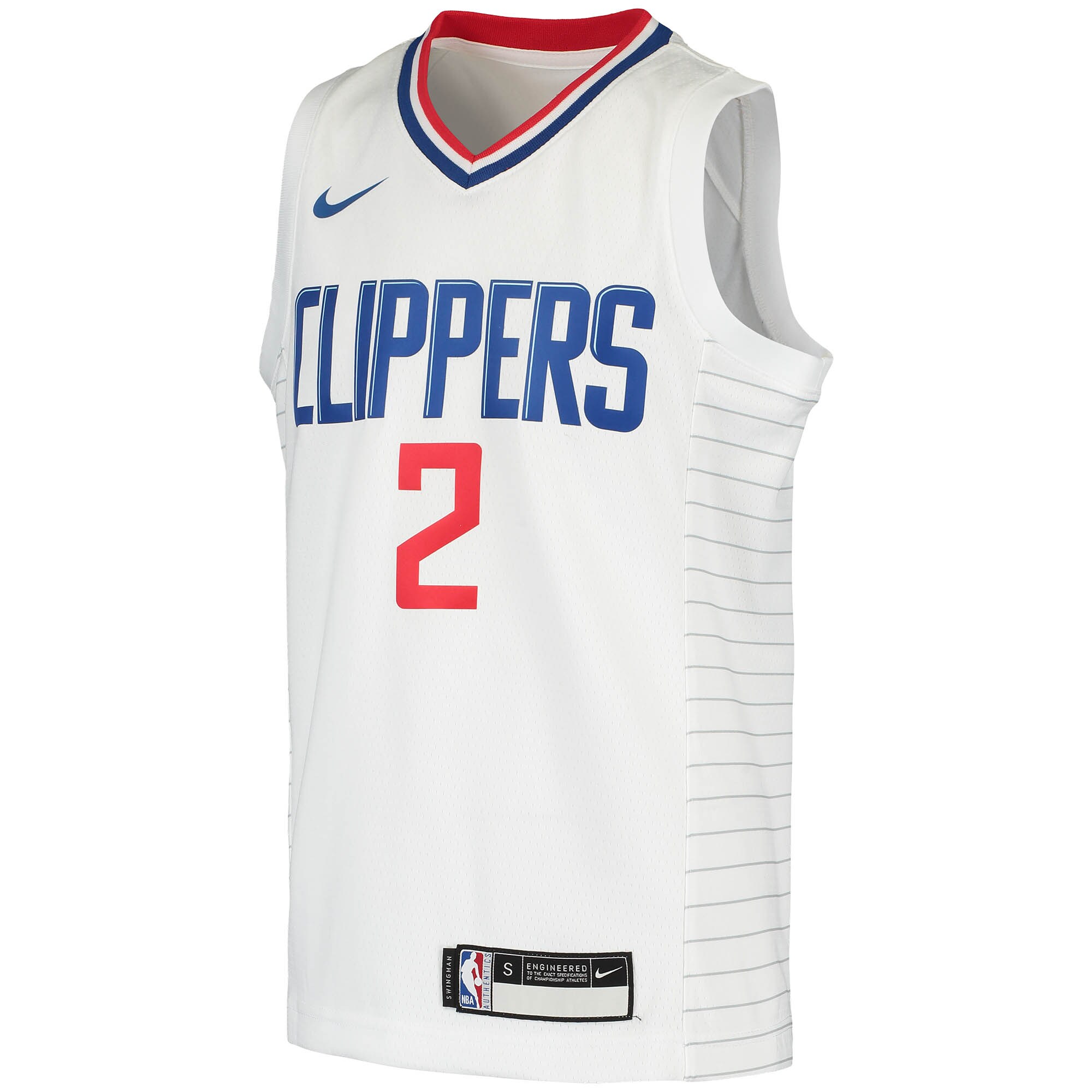 Kawhi Leonard LA Clippers Youth 2020/21 Swingman Jersey - Association Edition - White