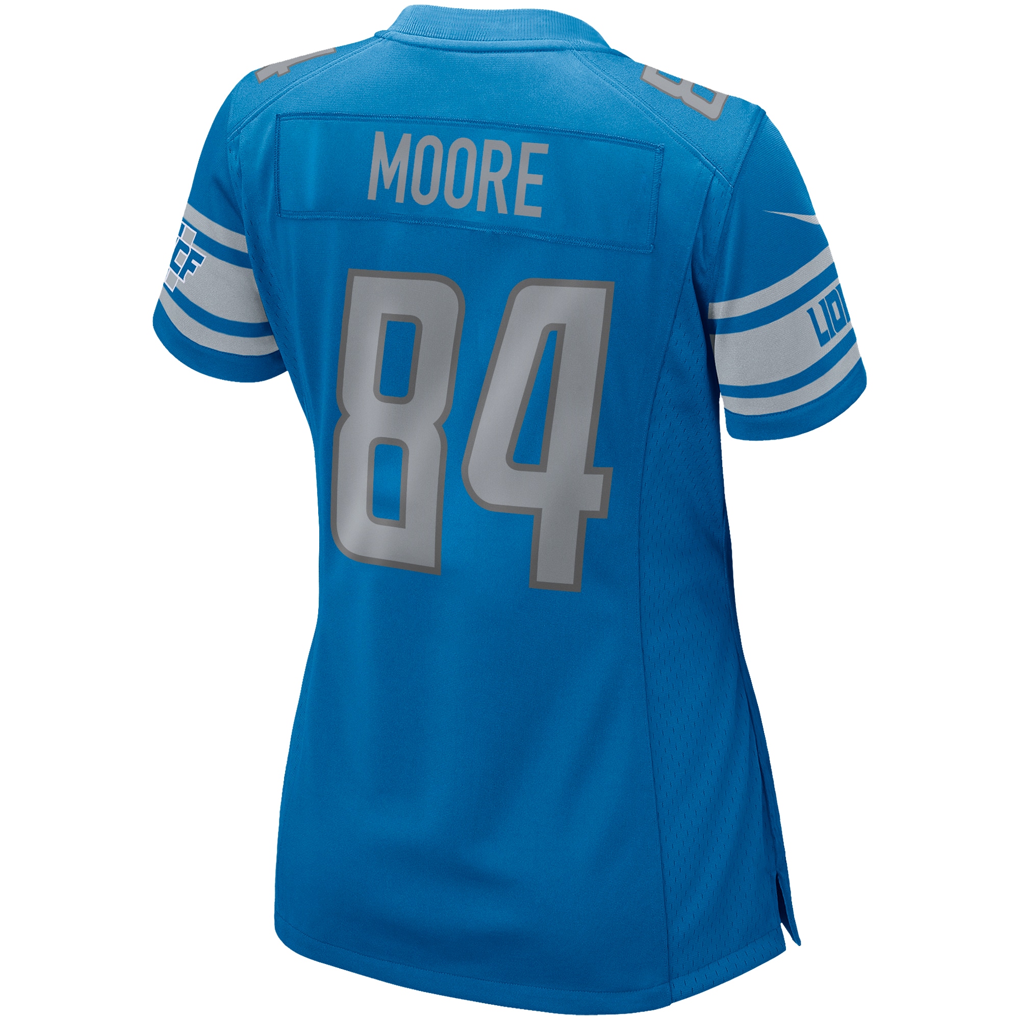 Herman Moore Detroit Lions  Women's Game Retired Player Jersey - Blue