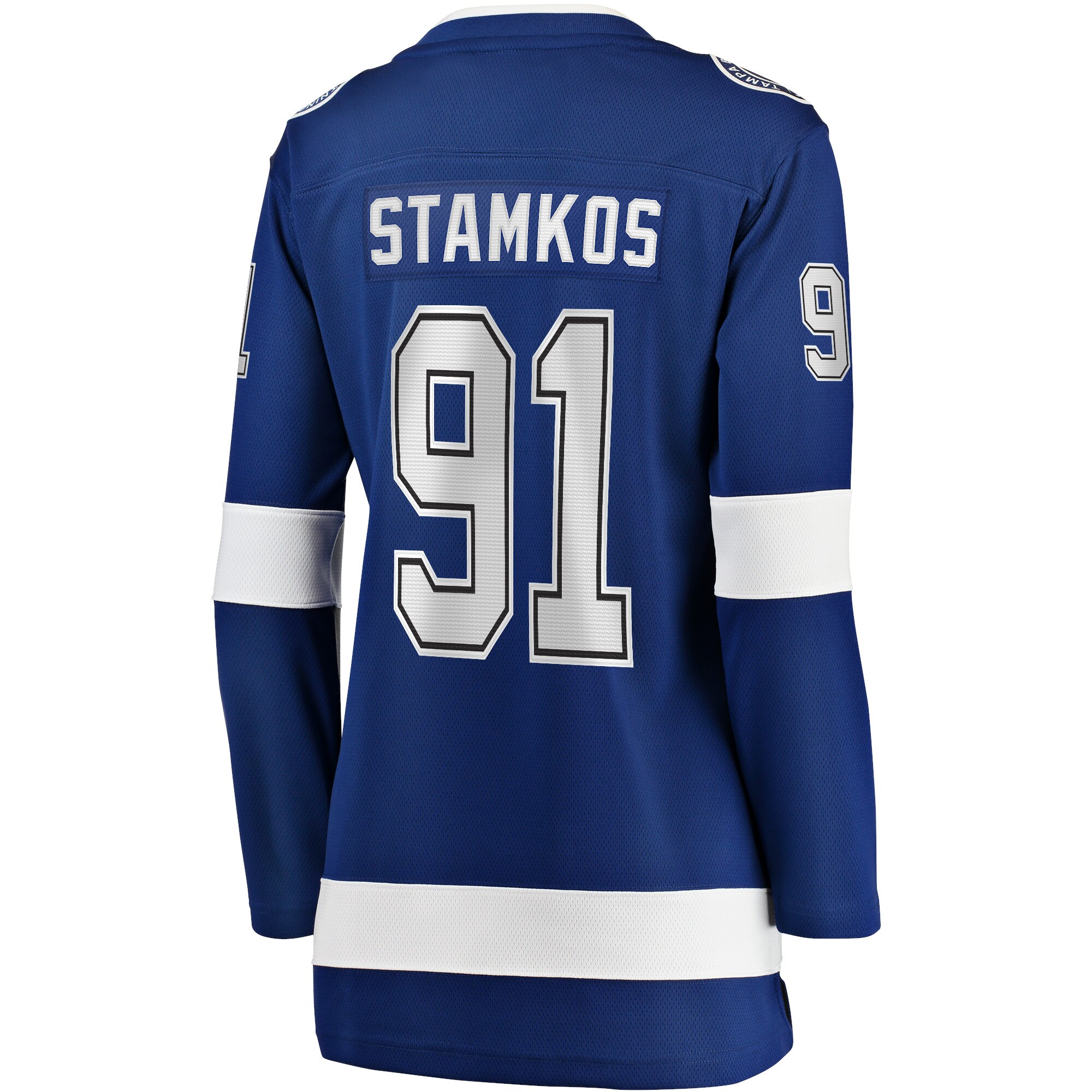 Steven Stamkos Tampa Bay Lightning Women's Home 2022 Stanley Cup Final Breakaway Player Jersey - Blue