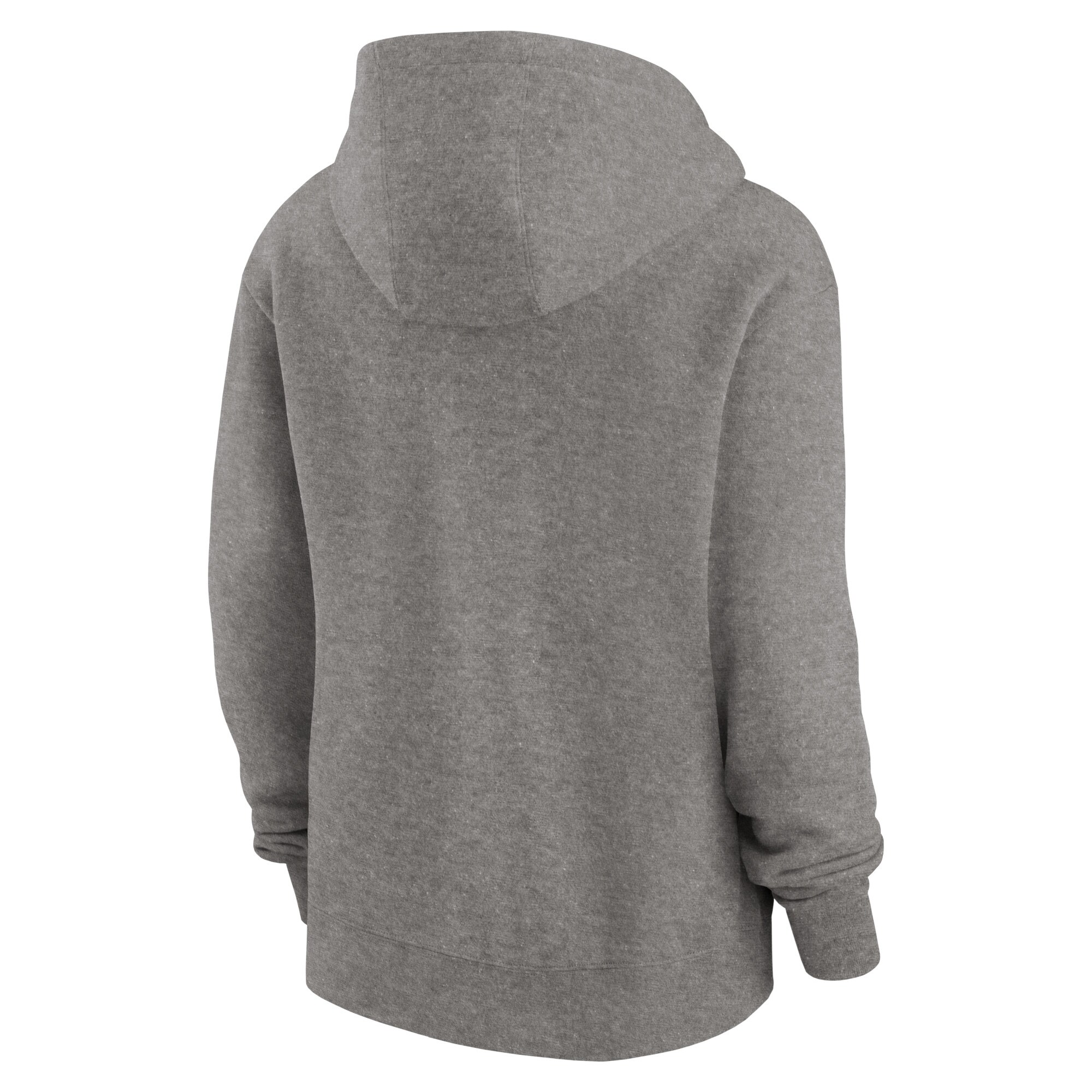 Cleveland Browns Women's Wordmark Club Fleece Pullover Hoodie - Heather Gray