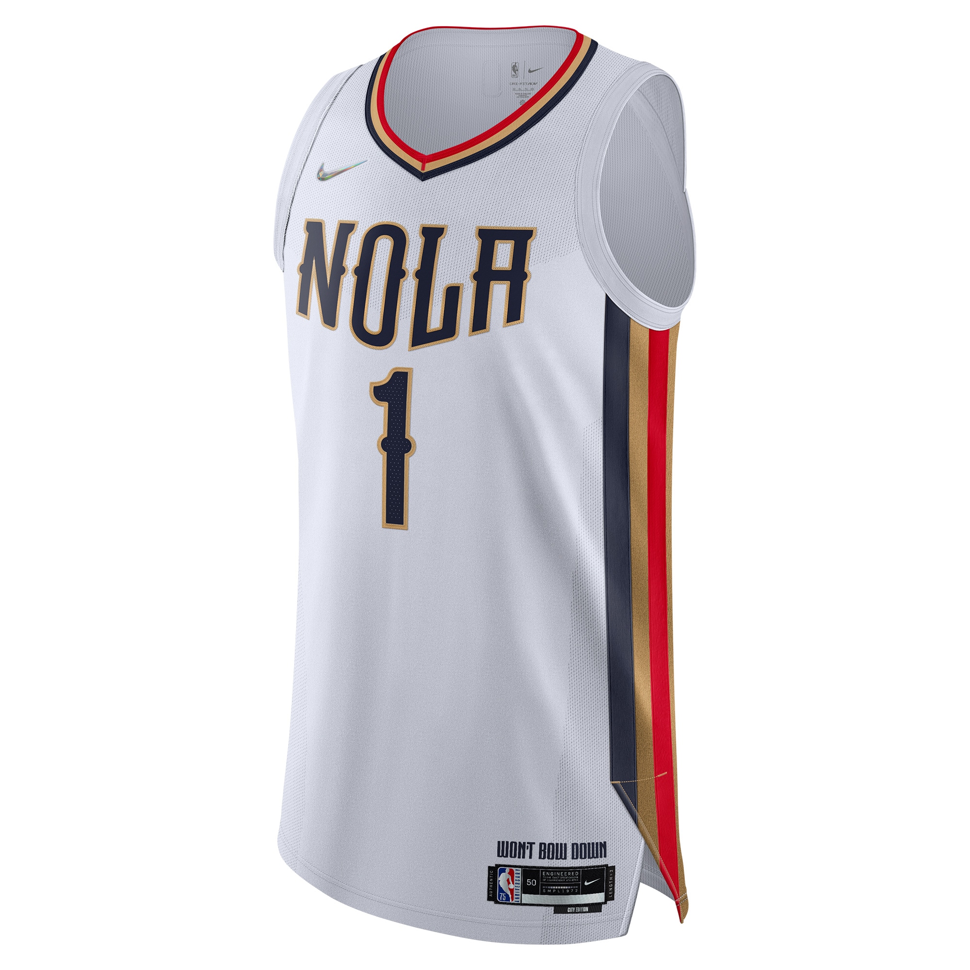 Zion Williamson New Orleans Pelicans 2021/22 Swingman Jersey - City Edition - White