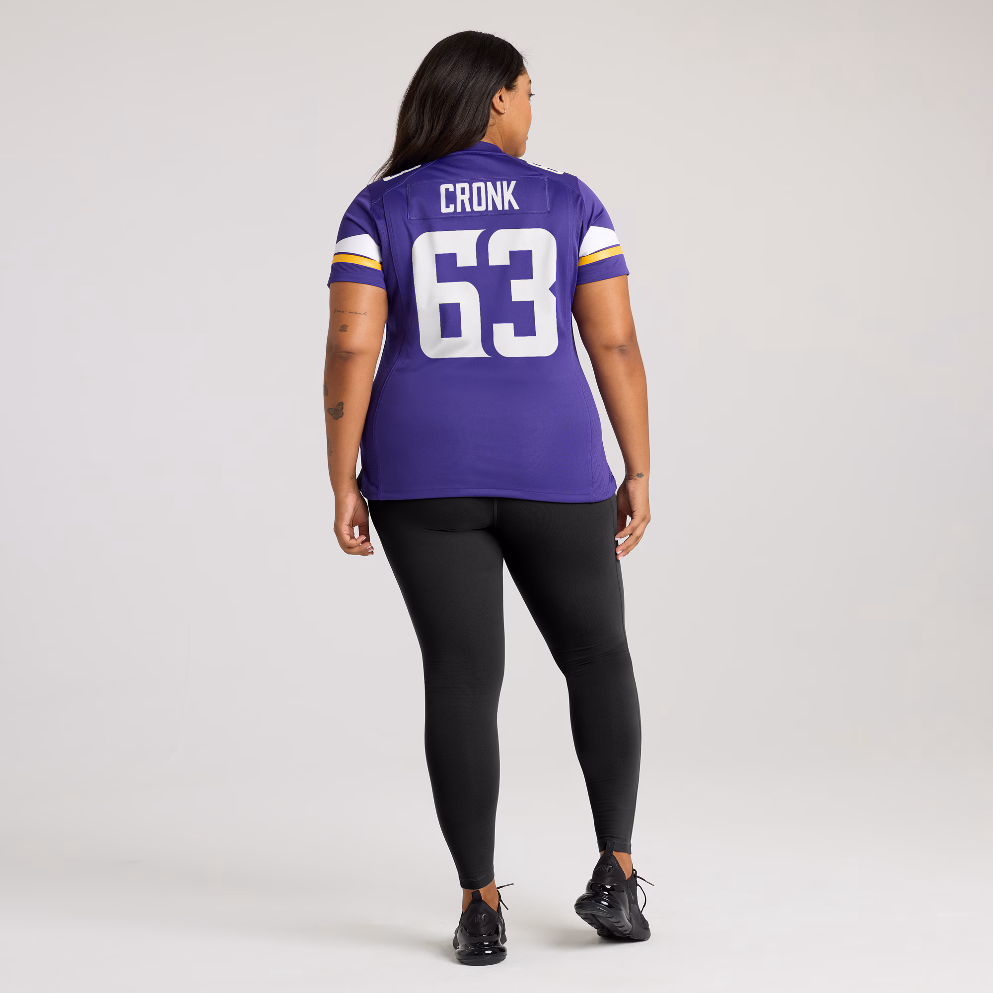 Coy Cronk Minnesota Vikings Women's Team Game Jersey -  Purple