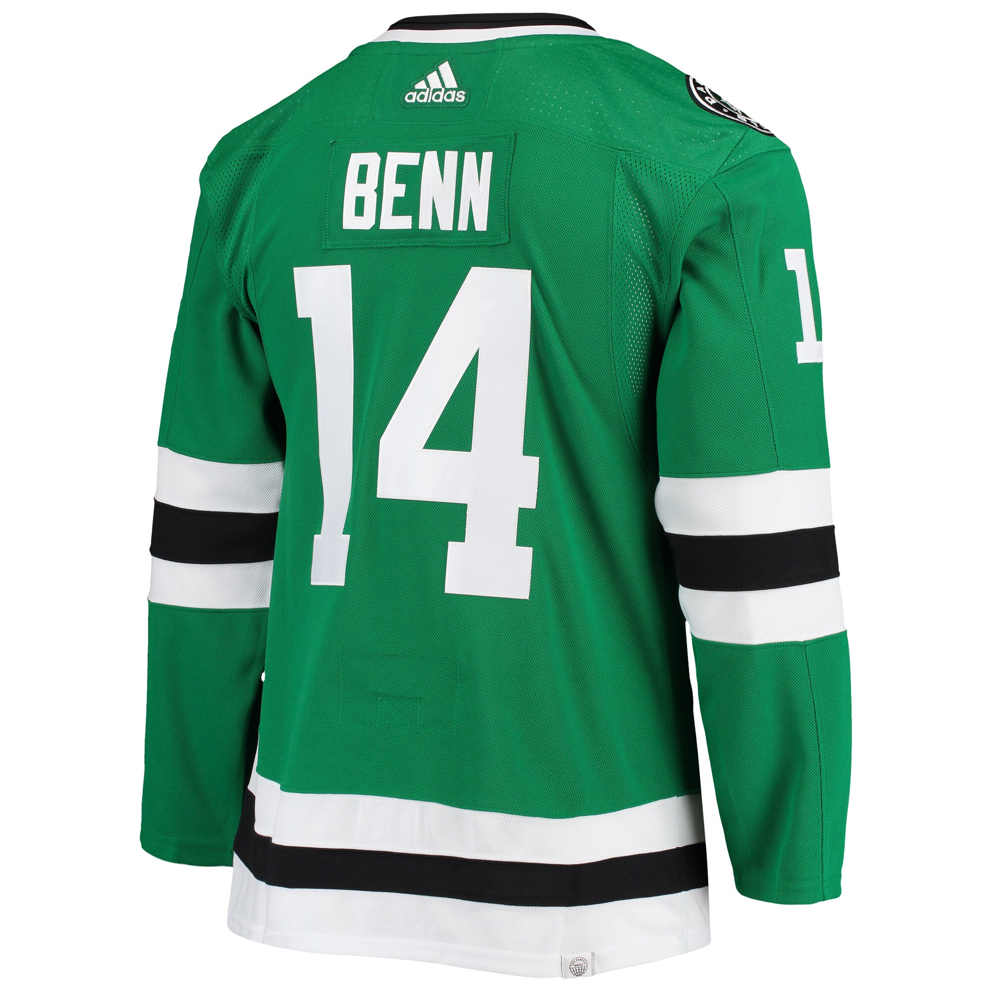 Jamie Benn Dallas Stars  Home Captain Patch Primegreen Authentic Pro Player Jersey - Kelly Green