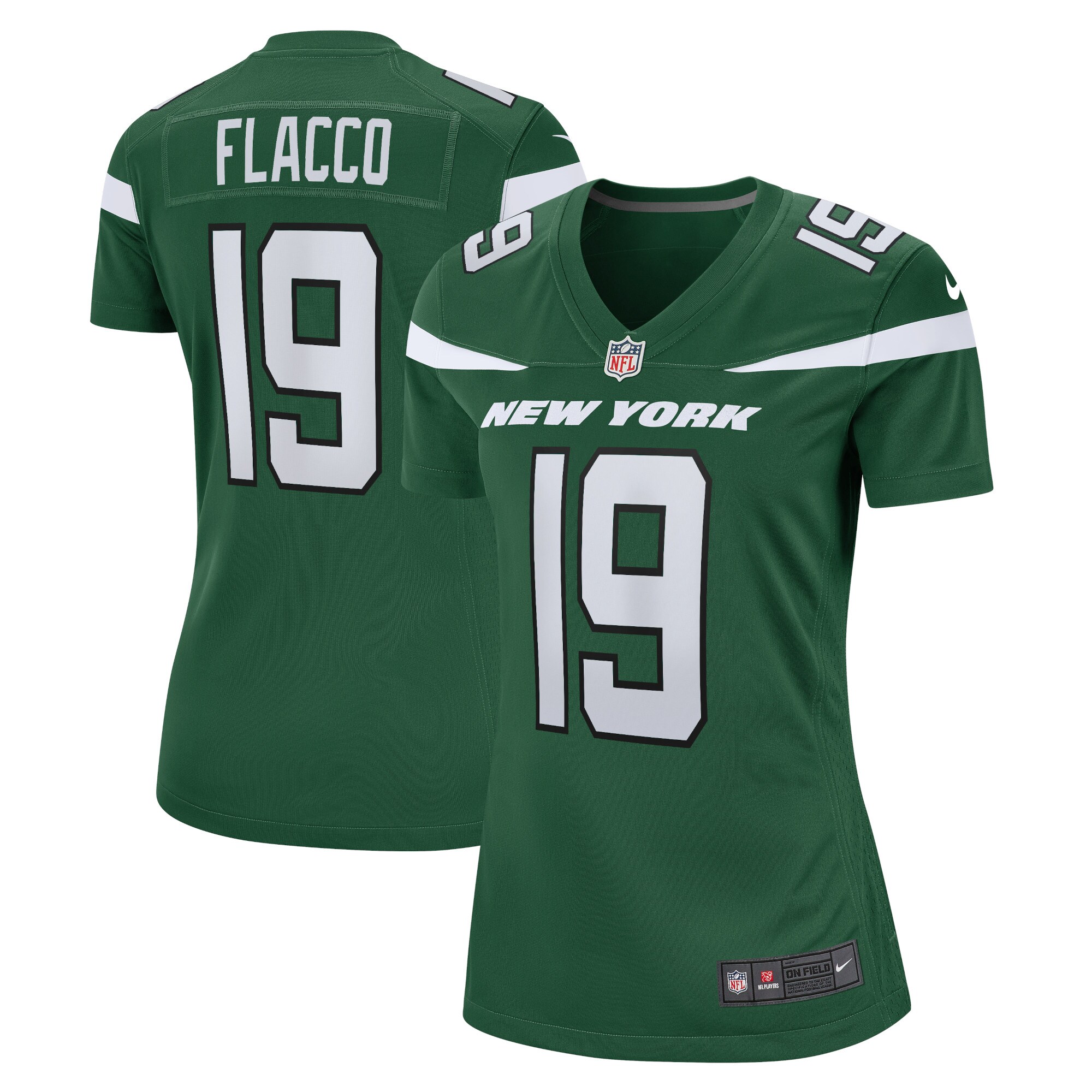 Joe Flacco New York Jets  Women's Player Game Jersey - Gotham Green