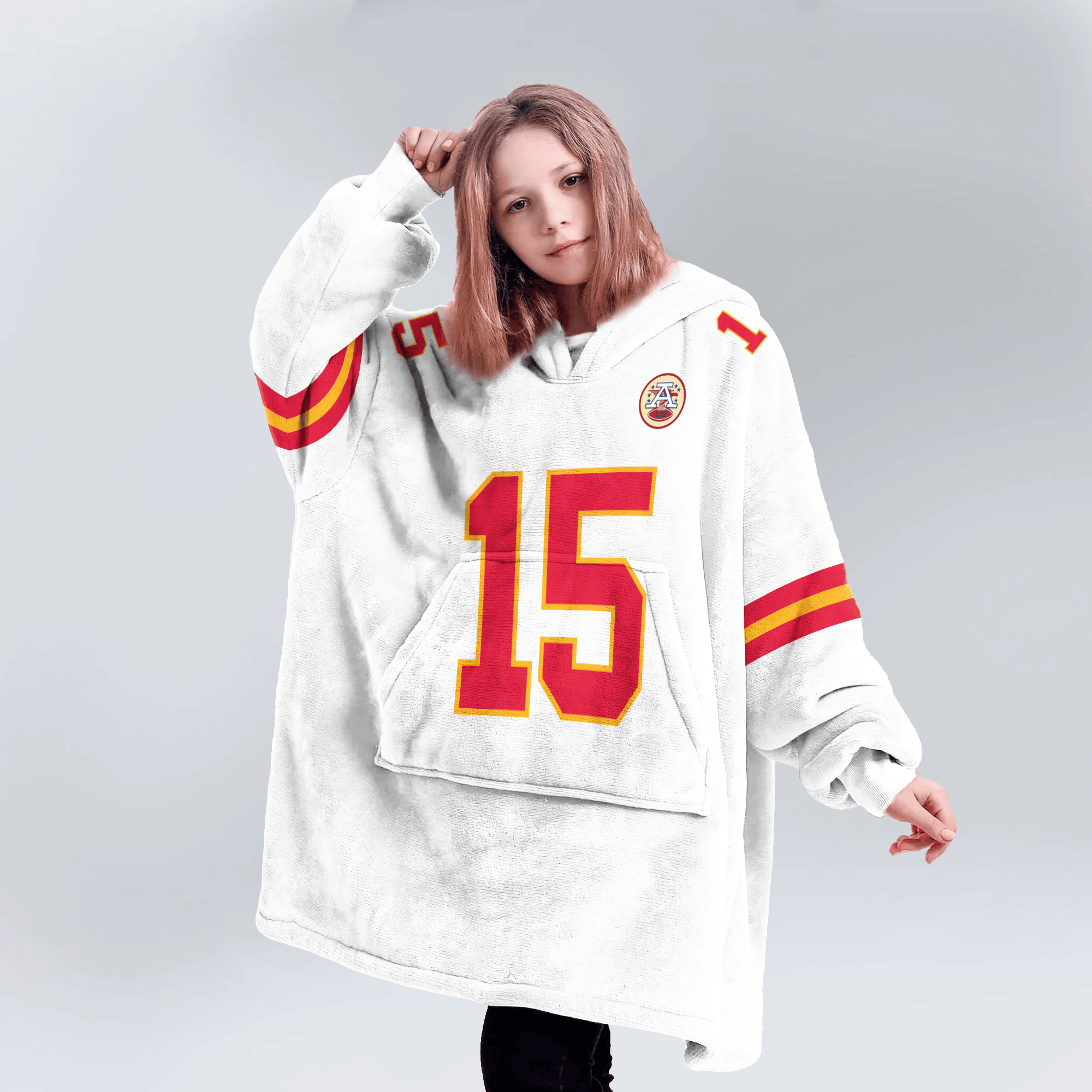 P.M 15 Kansas City Football Unisex Blanket Hoodie