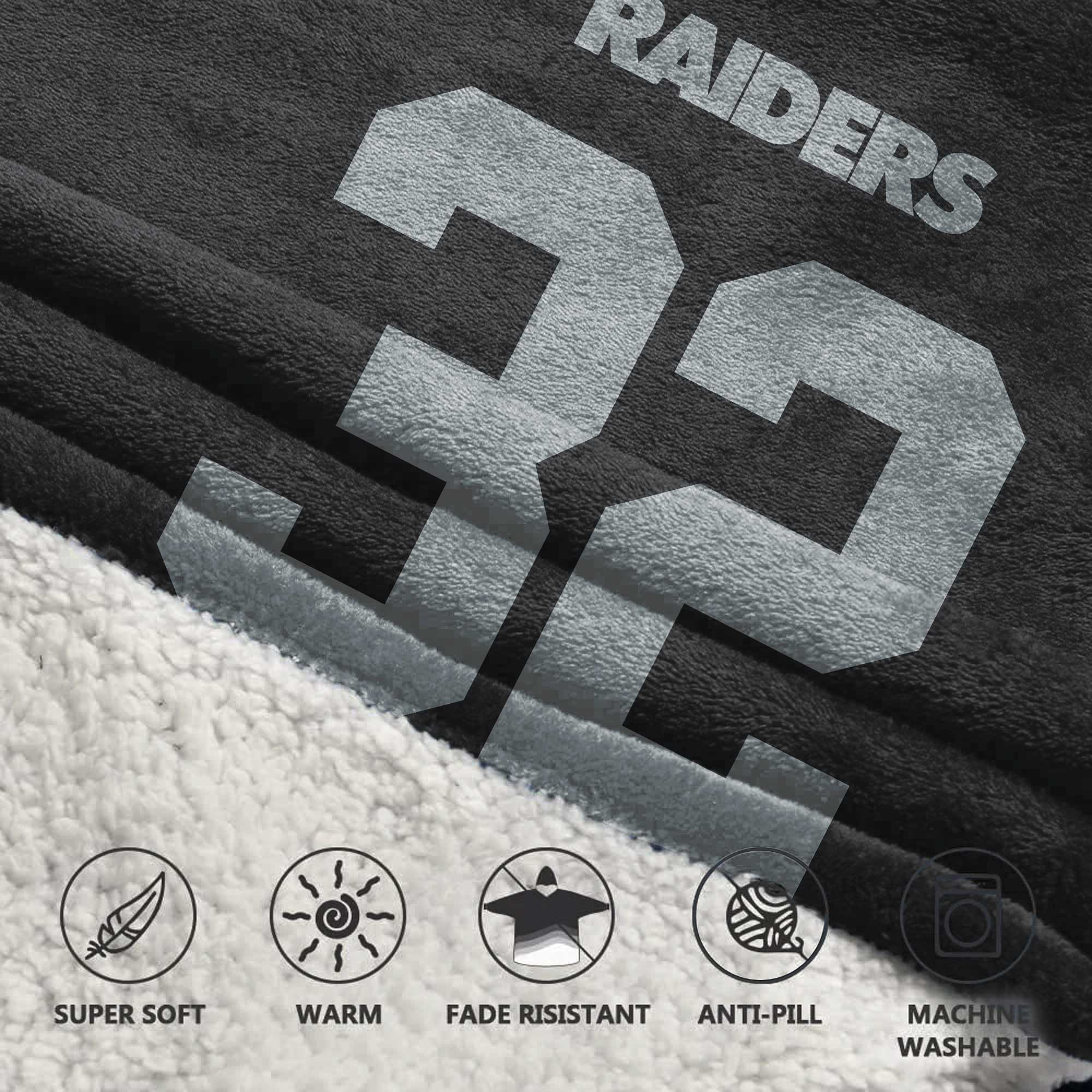 Adult M.A 32 Las Vegas Football Unisex Blanket Hoodie