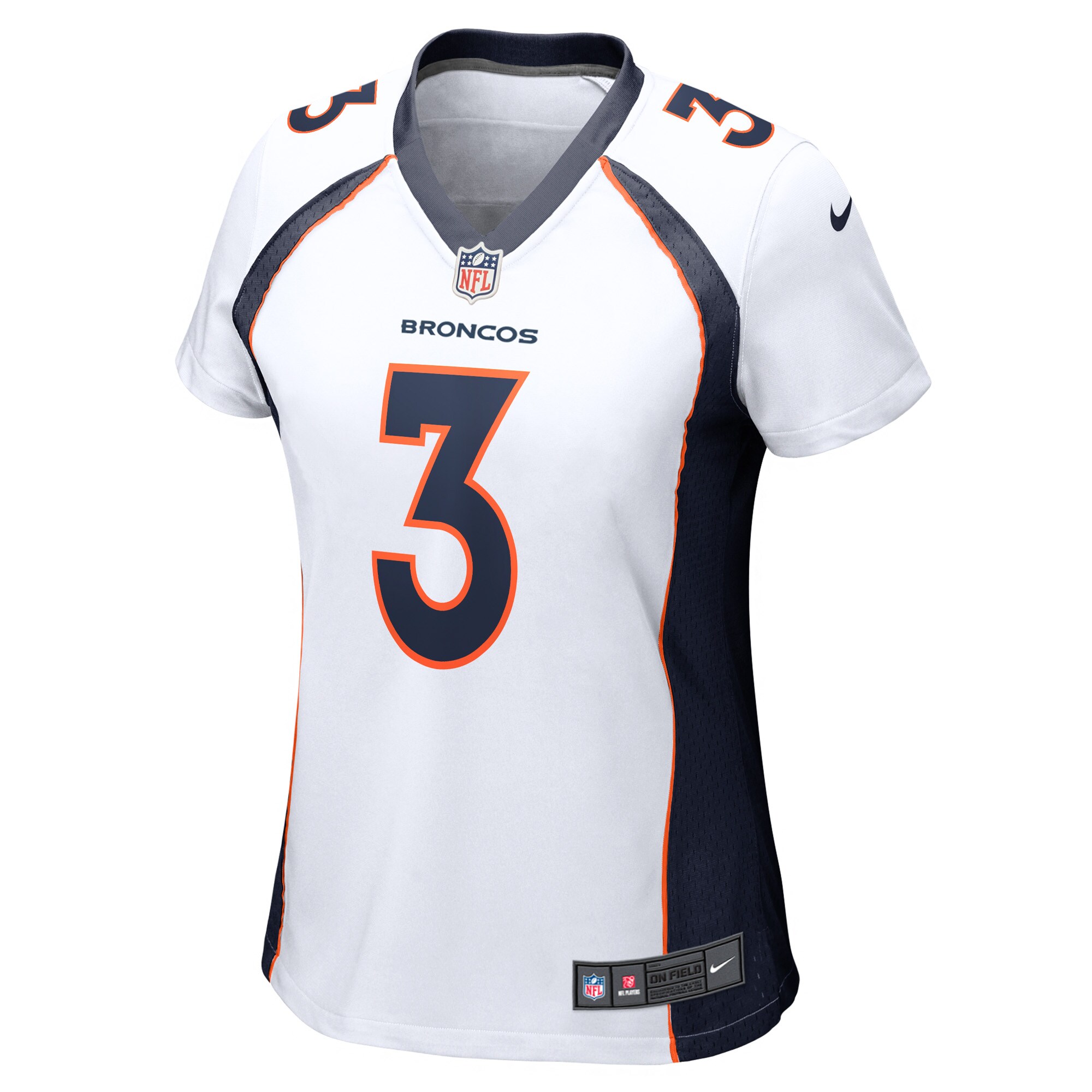 Russell Wilson Denver Broncos  Women's Game Jersey - White