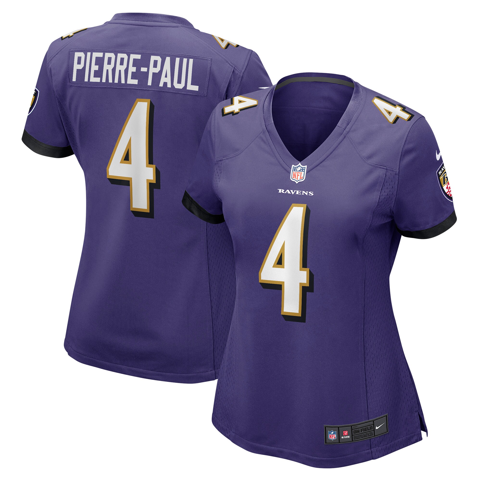 Jason Pierre-Paul Baltimore Ravens  Women's Home Game Player Jersey - Purple