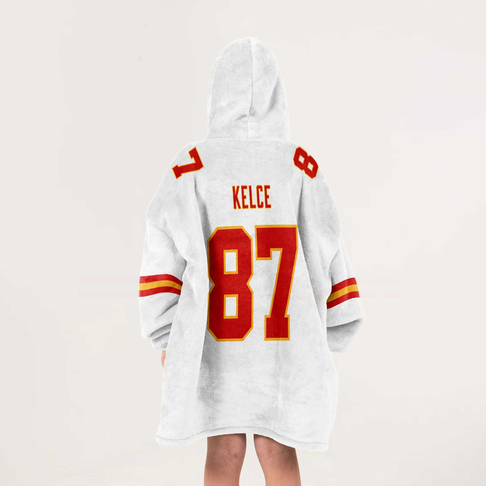 Adult T.K 87 Kansas City Football Unisex Blanket Hoodie