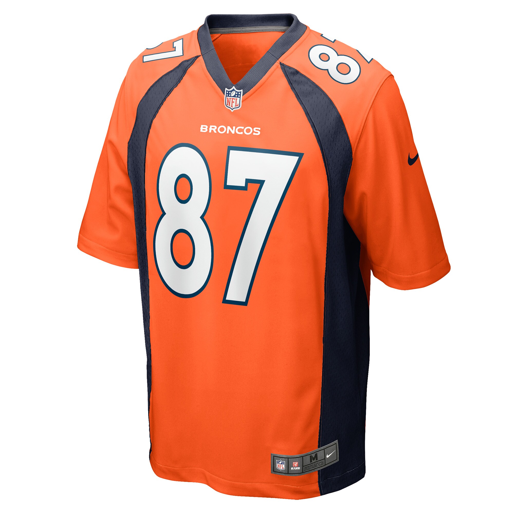 Eric Tomlinson Denver Broncos  Game Player Jersey - Orange