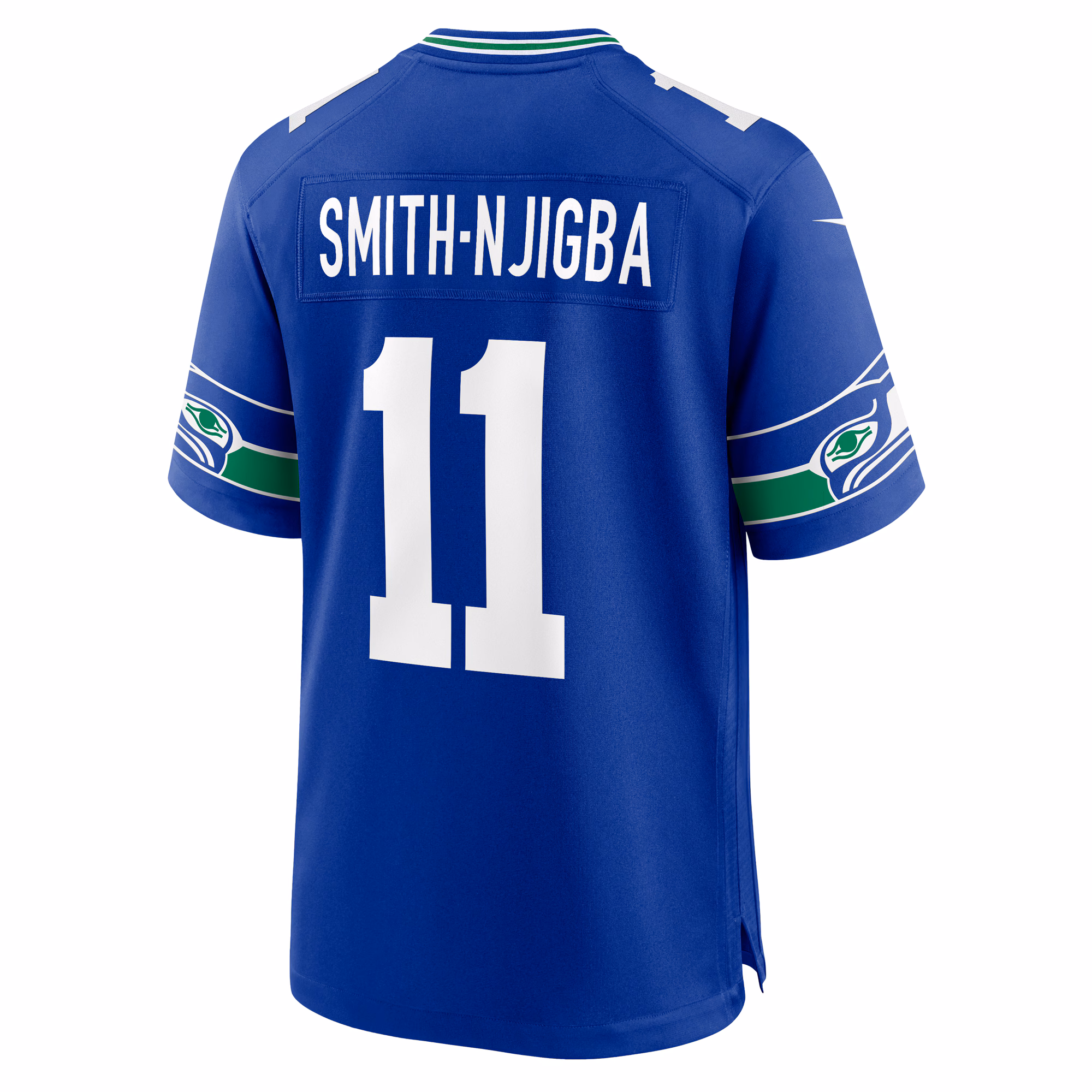 Jaxon Smith-Njigba Seattle Seahawks Throwback Player Game Jersey - Royal