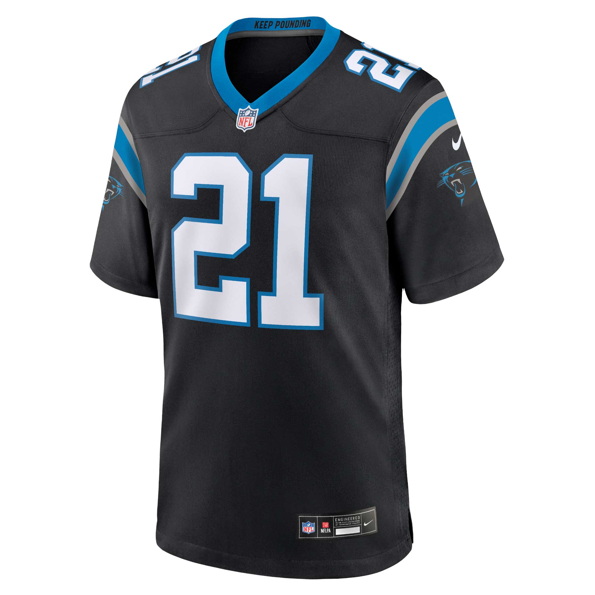 Jeremy Chinn Carolina Panthers Game Jersey - Black