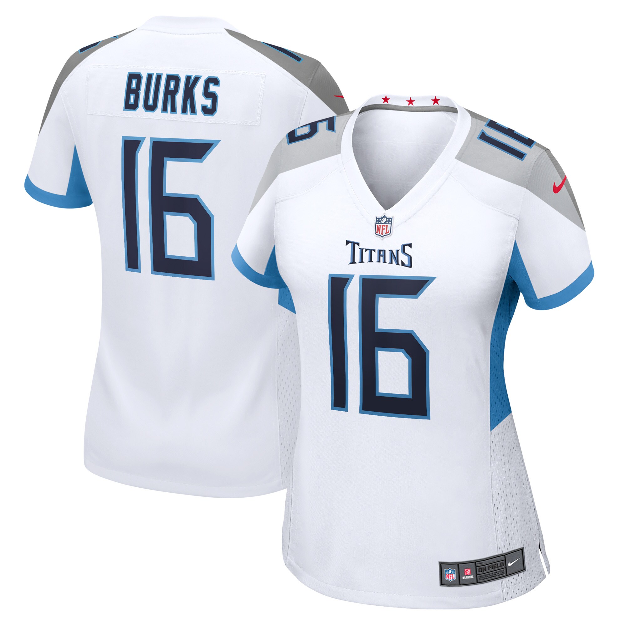Treylon Burks Tennessee Titans  Women's Game Player Jersey - White