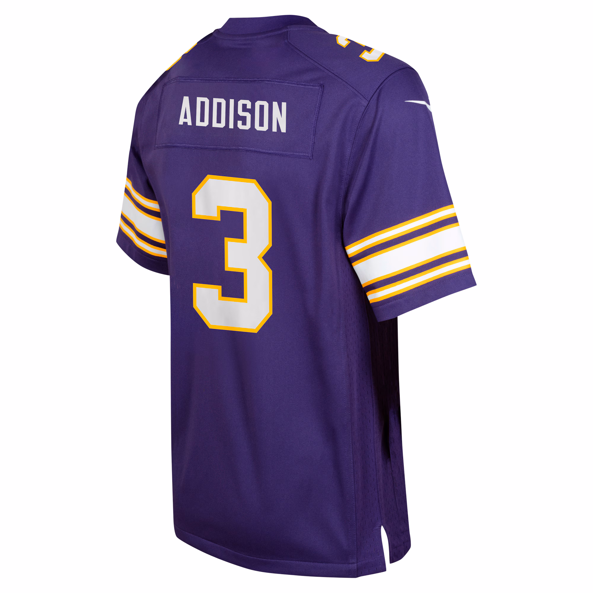 Addison Minnesota Vikings Youth Alternate Player Game Jersey - Purple
