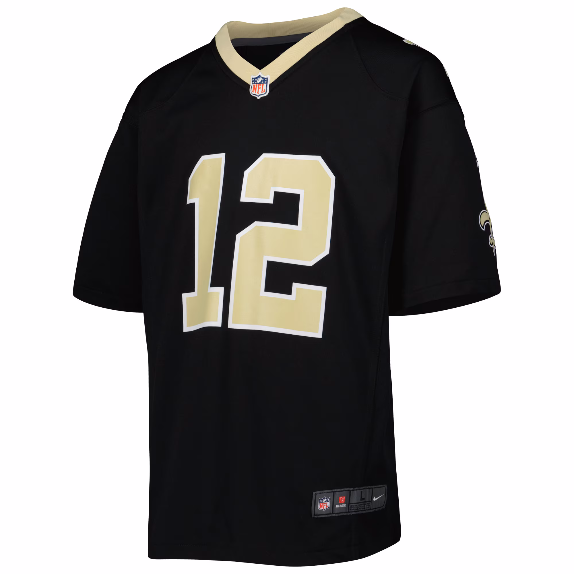 Chris Olave New Orleans Saints Youth Game Jersey - Black