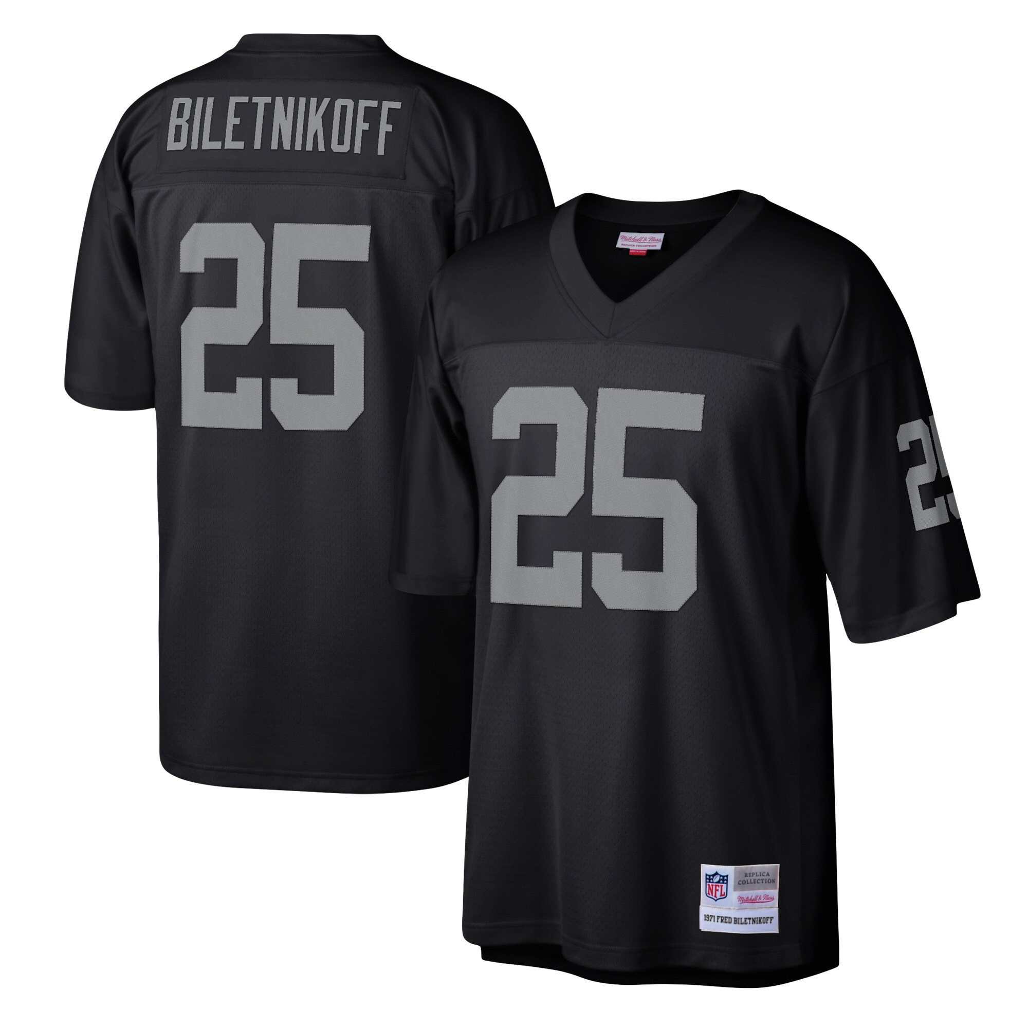 Fred Biletnikoff Las Vegas Raiders  Legacy Replica Jersey - Black