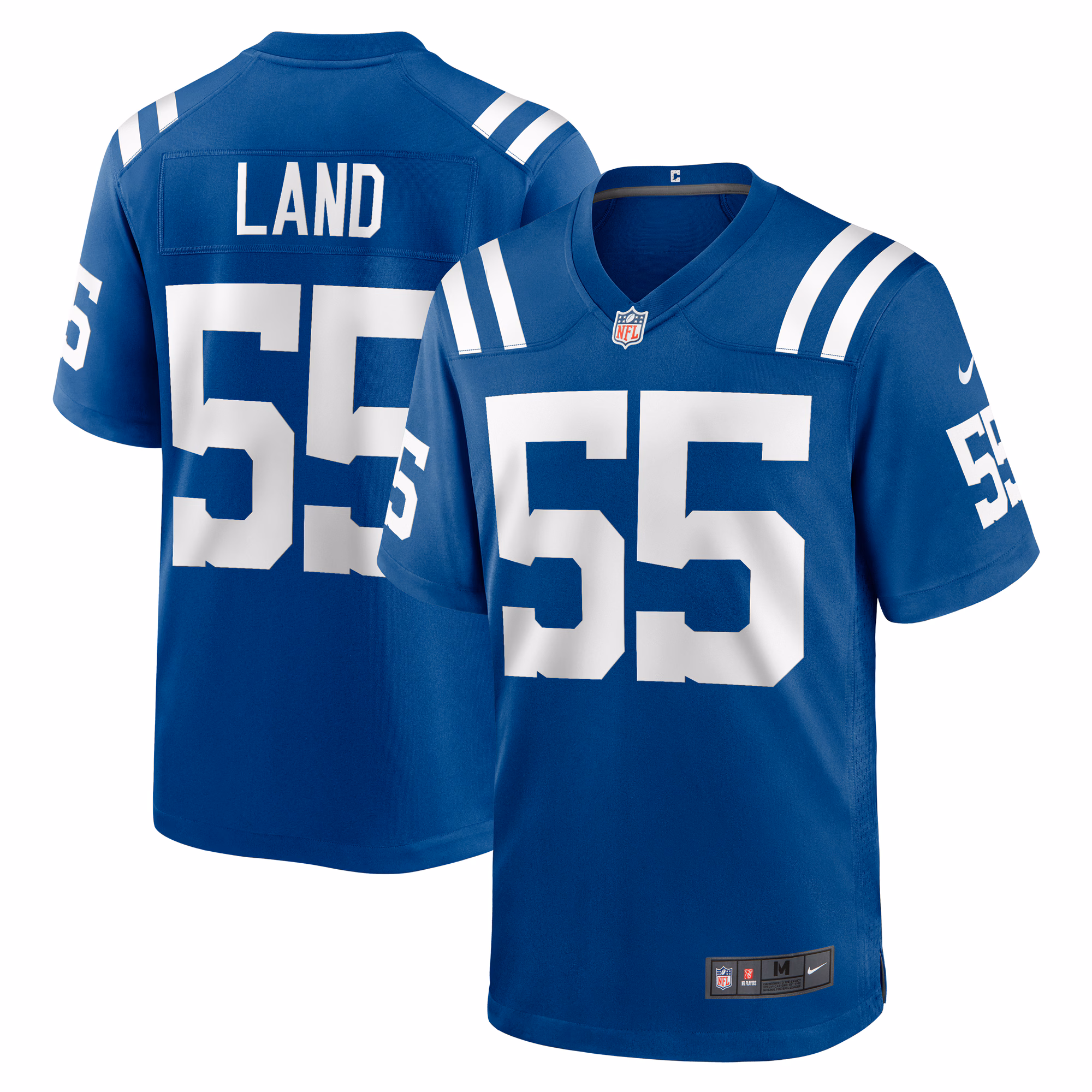 Isaiah Land Indianapolis Colts Team Game Jersey -  Royal