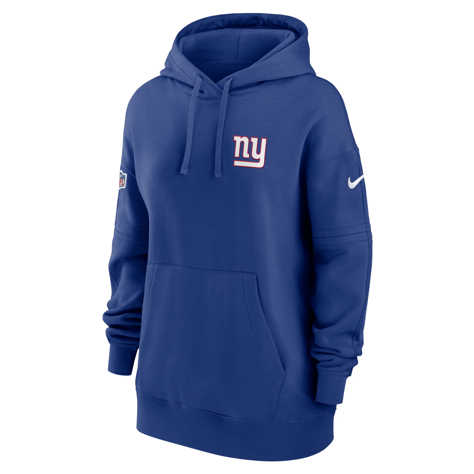 New York Giants  Women's 2023 Sideline Club Fleece Pullover Hoodie - Royal