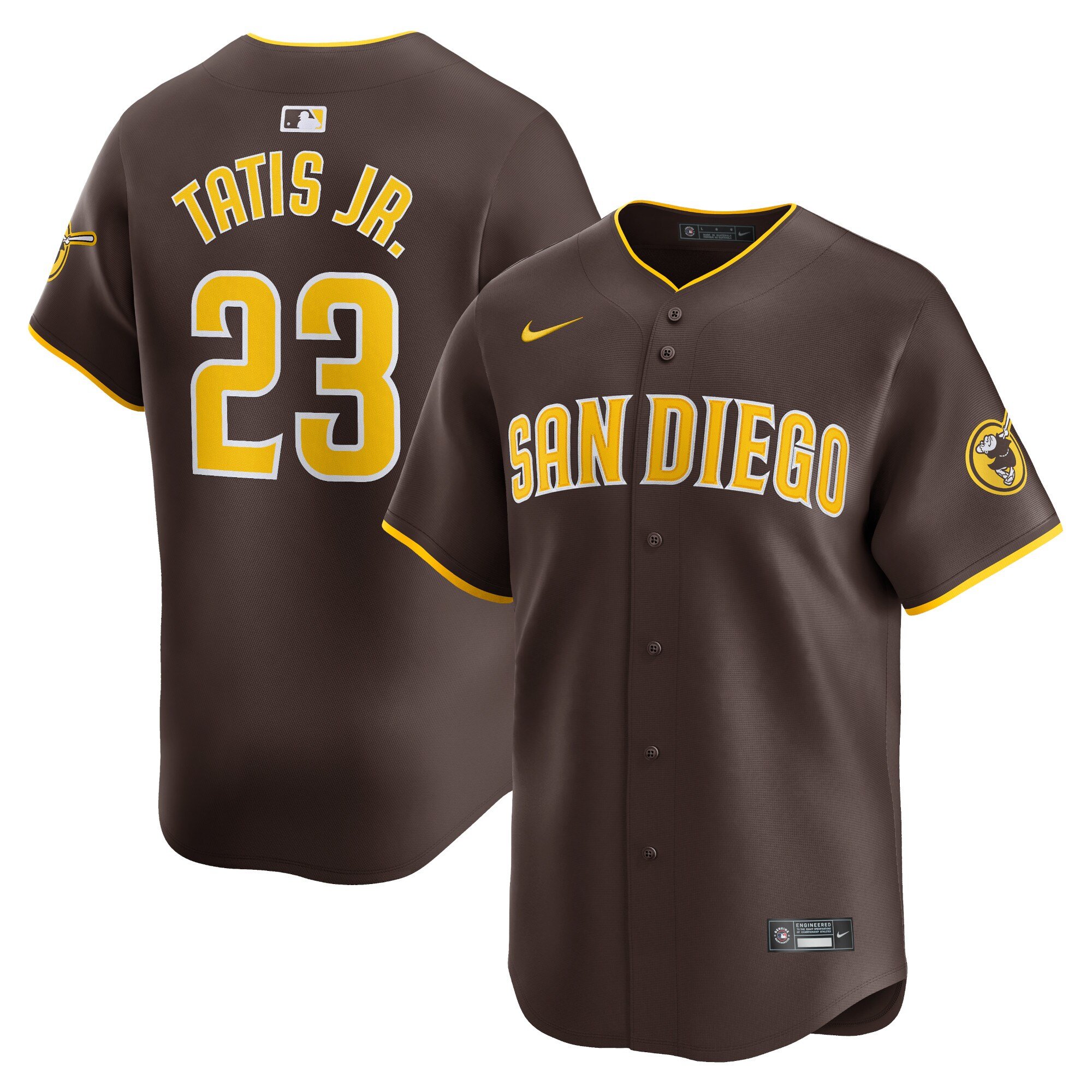 Men's San Diego Padres #23 Fernando Tatis Jr.  Red Away Limited Player Jersey
