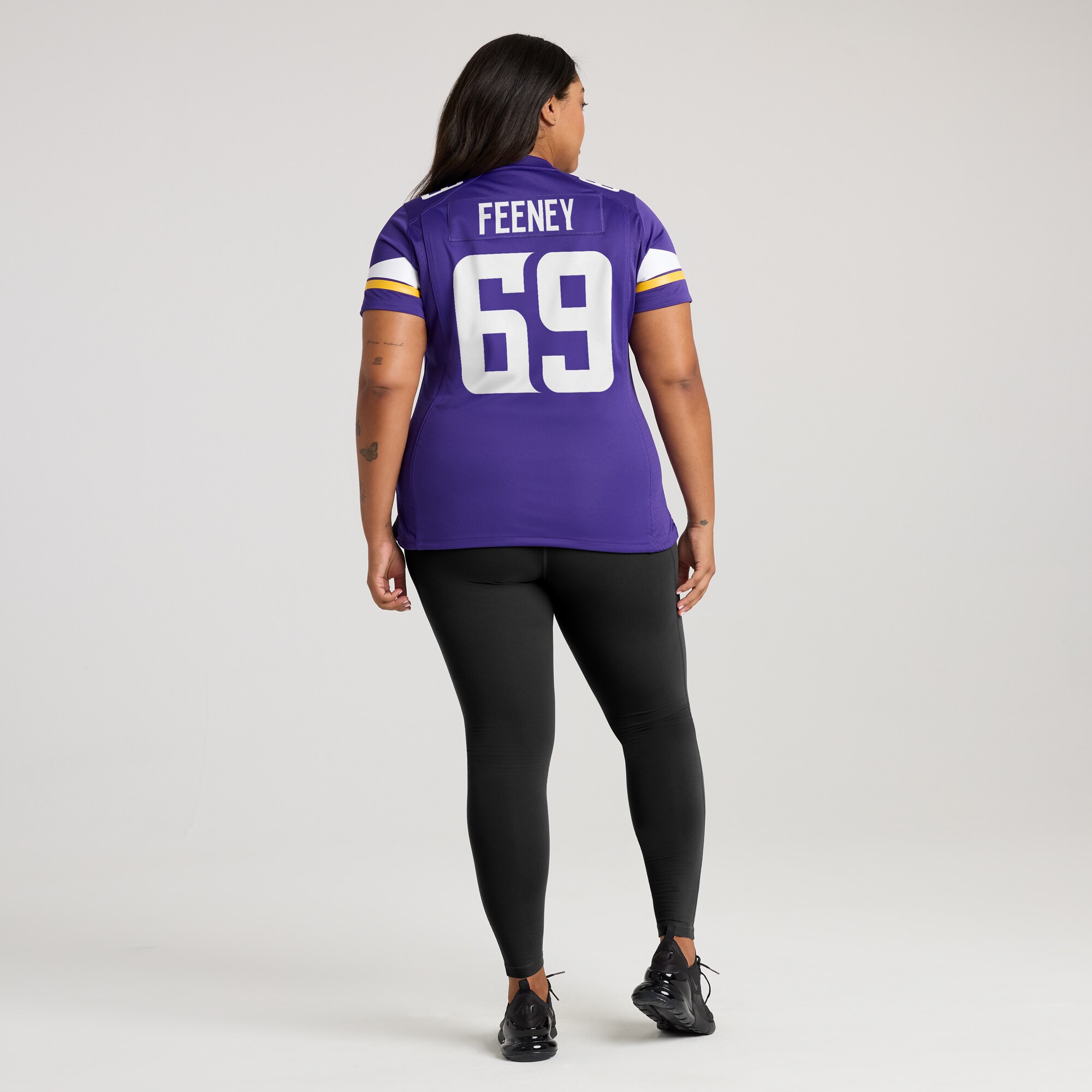 Dan Feeney Minnesota Vikings Women's Team Game Jersey -  Purple