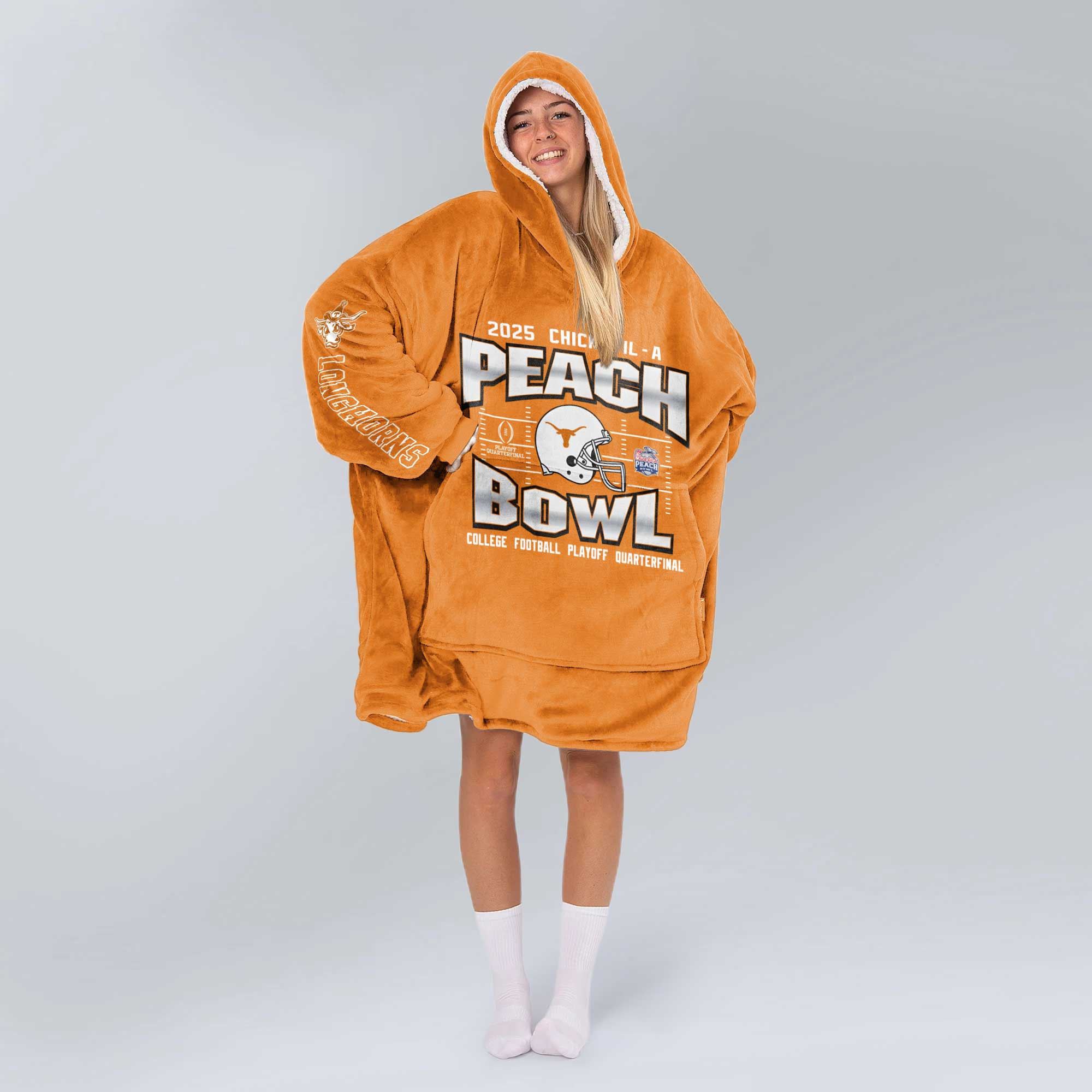 Adult Champions Texas Football Unisex Blanket Hoodie