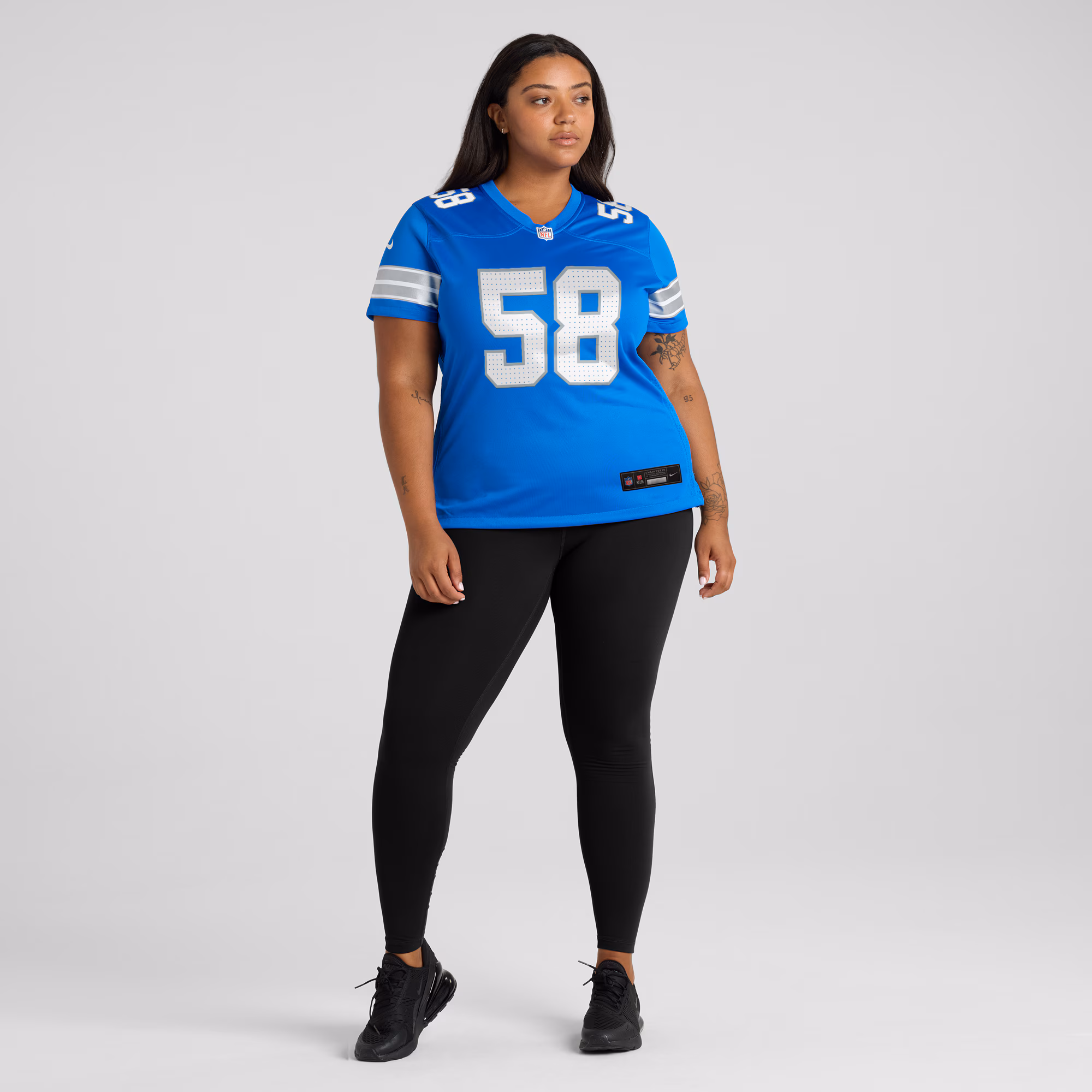 Penei Sewell Detroit Lions Women's 2nd Alternate Game Jersey - Black