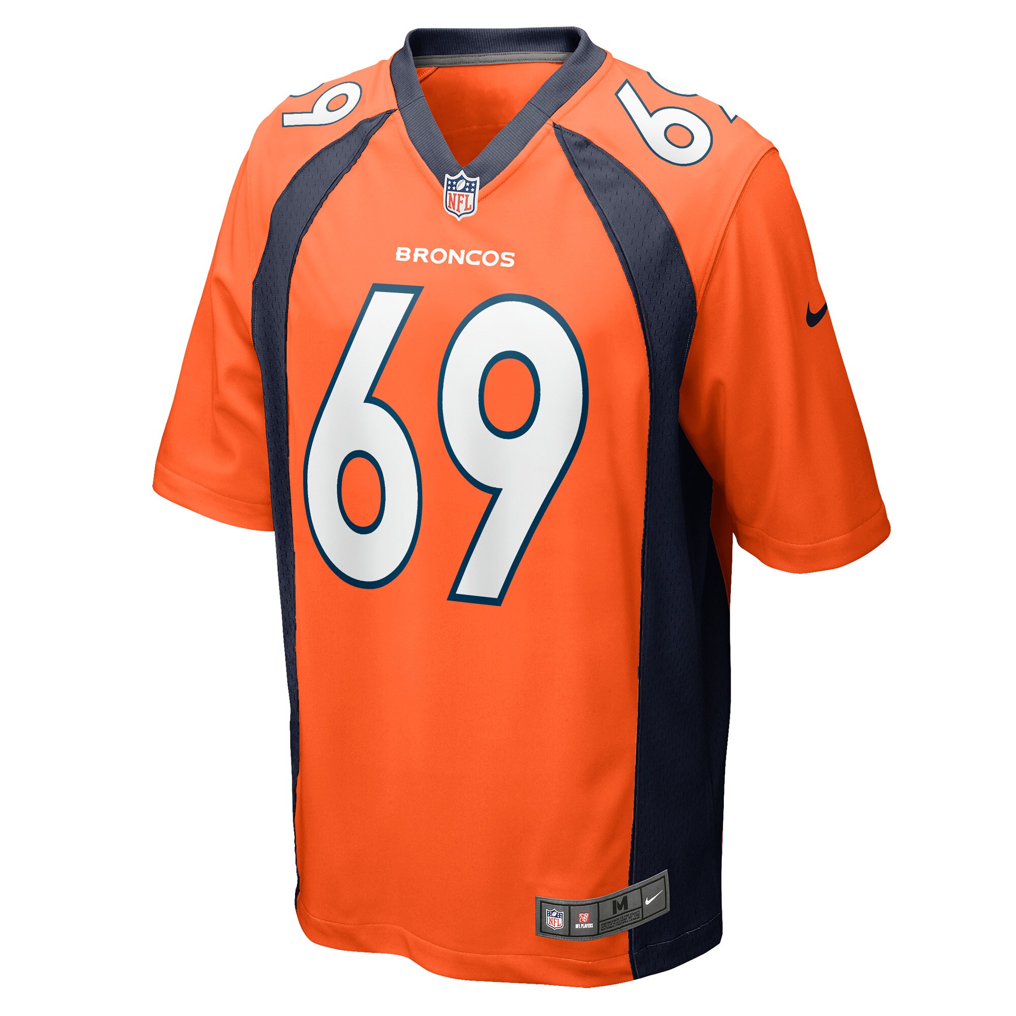 Tom Compton Denver Broncos  Game Player Jersey - Orange