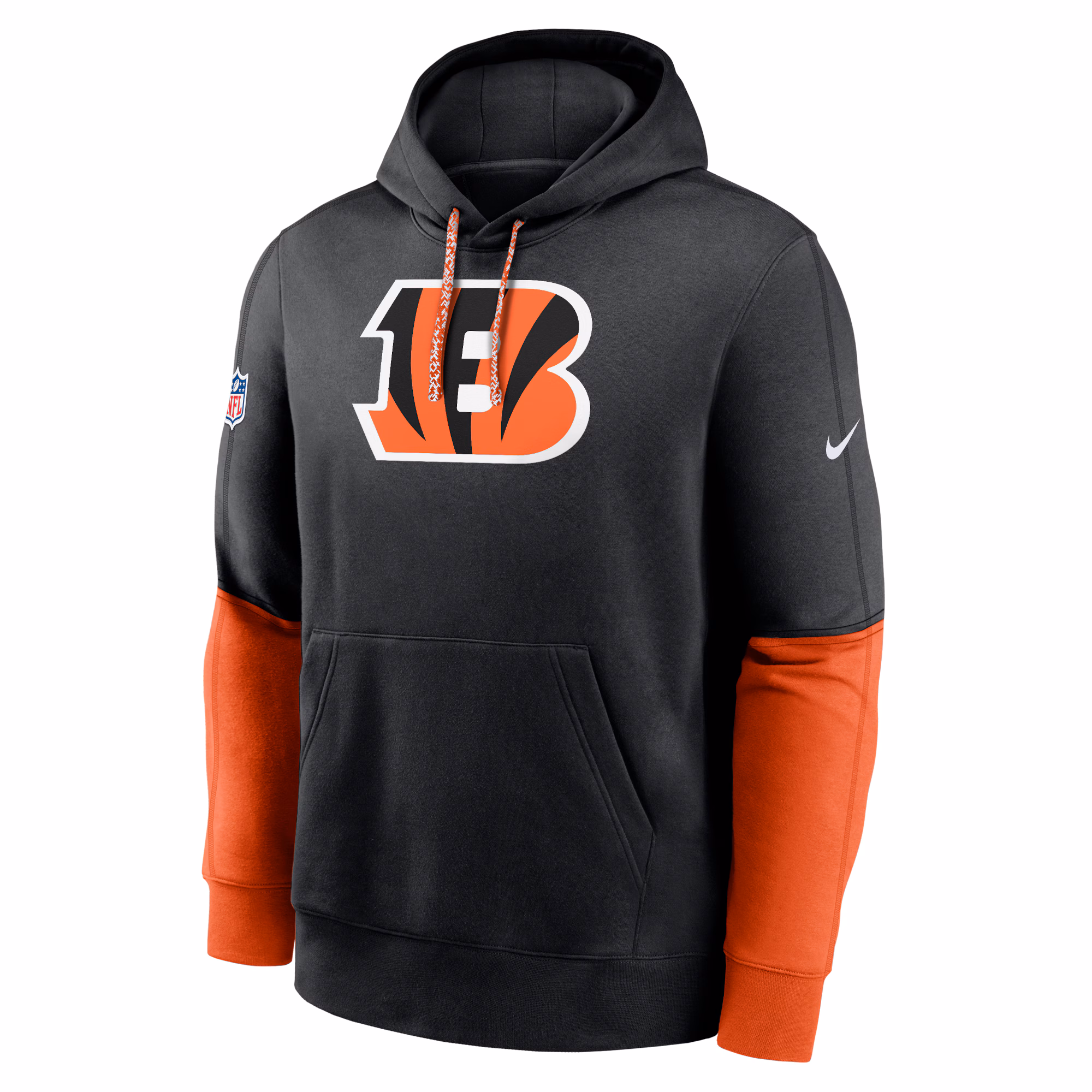 Cincinnati Bengals 2024 Sideline Club Pullover Hoodie - Black