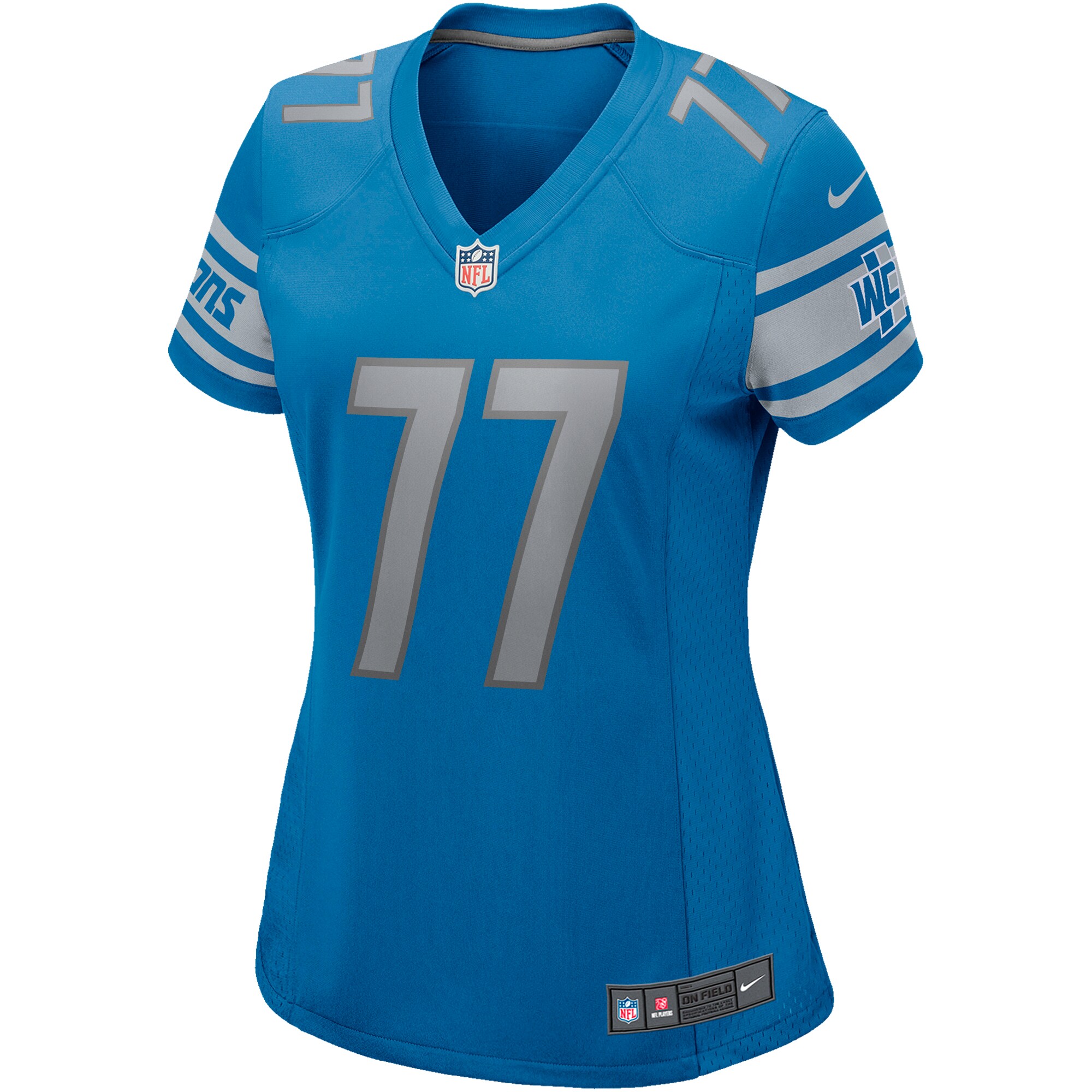 Frank Ragnow Detroit Lions  Women's Game Jersey - Blue
