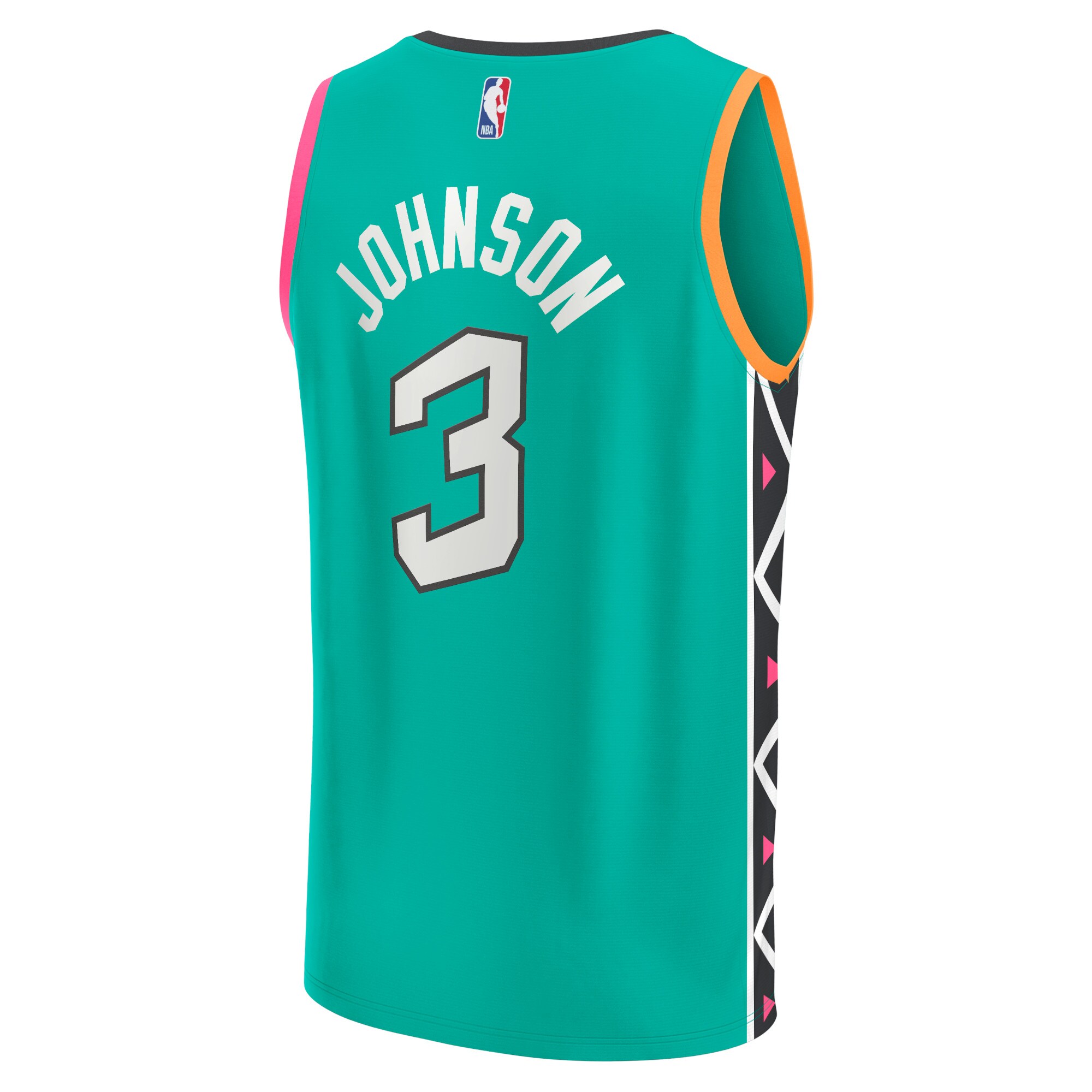 Keldon Johnson San Antonio Spurs  Unisex 2022/23 Fastbreak Jersey - City Edition - Turquoise