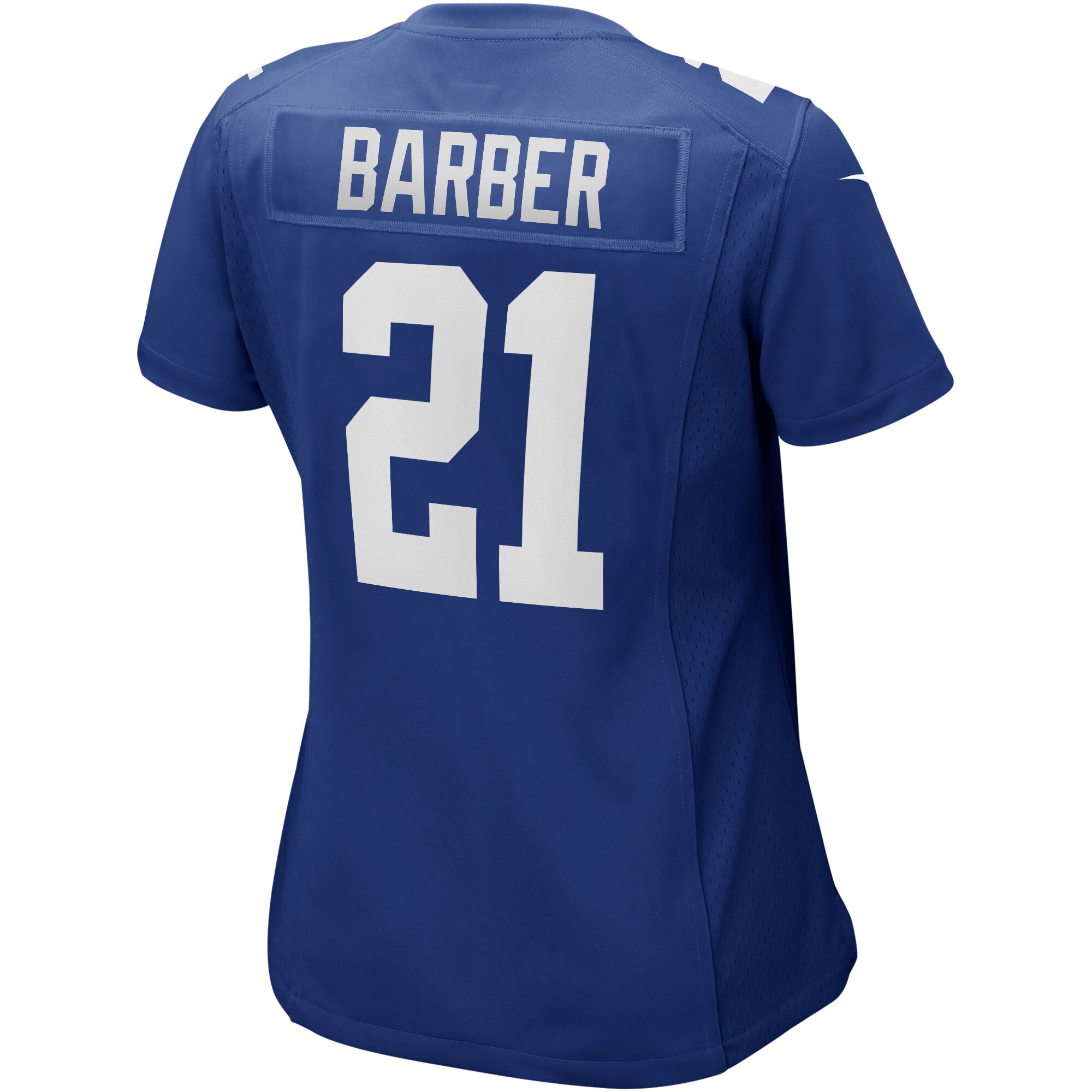 Tiki Barber New York Giants Women's Game Retired Player Jersey - Royal