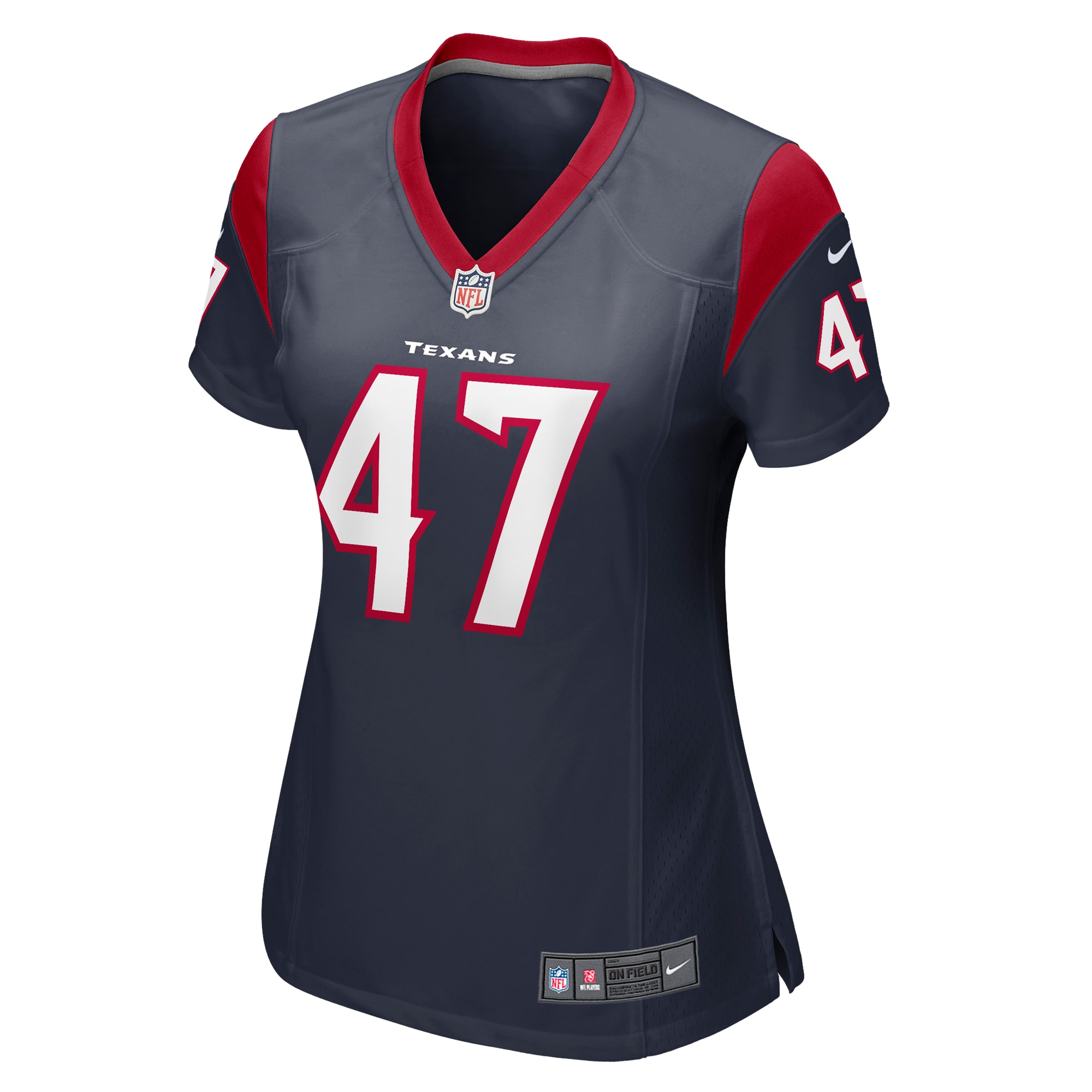 Andrew Beck Houston Texans Women's Team Game Jersey - Navy