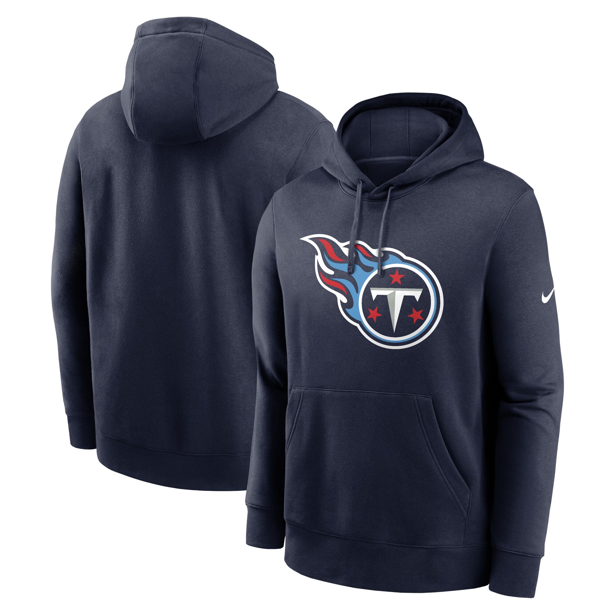 Tennessee Titans Club Logo Pullover Hoodie - Navy