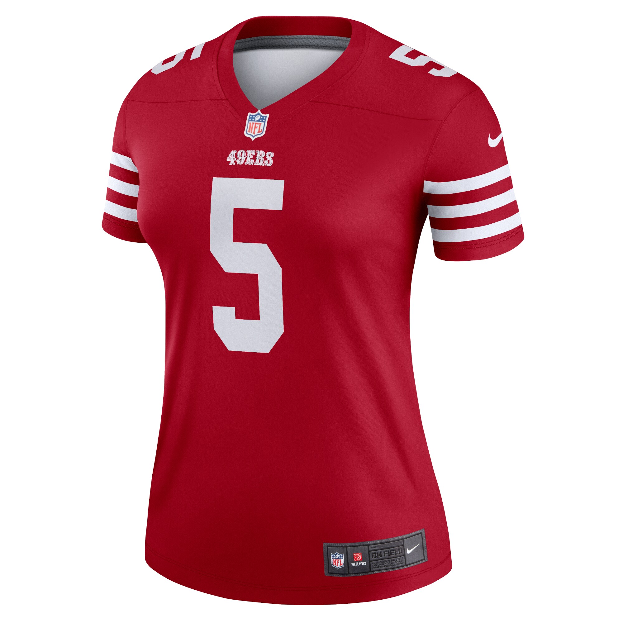 Trey Lance San Francisco 49ers  Women's Legend Jersey - Scarlet
