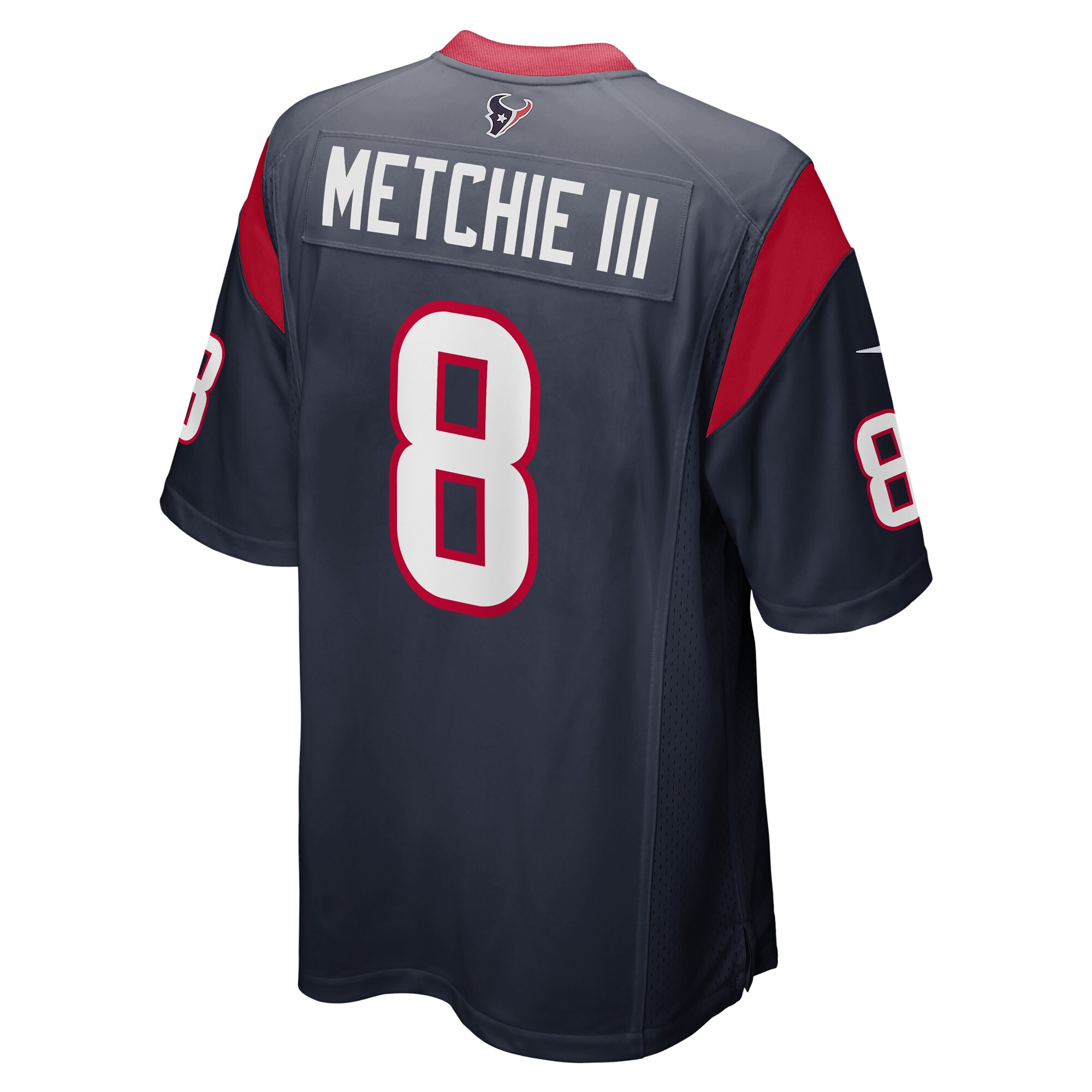John Metchie III Houston Texans  Game Player Jersey - Navy