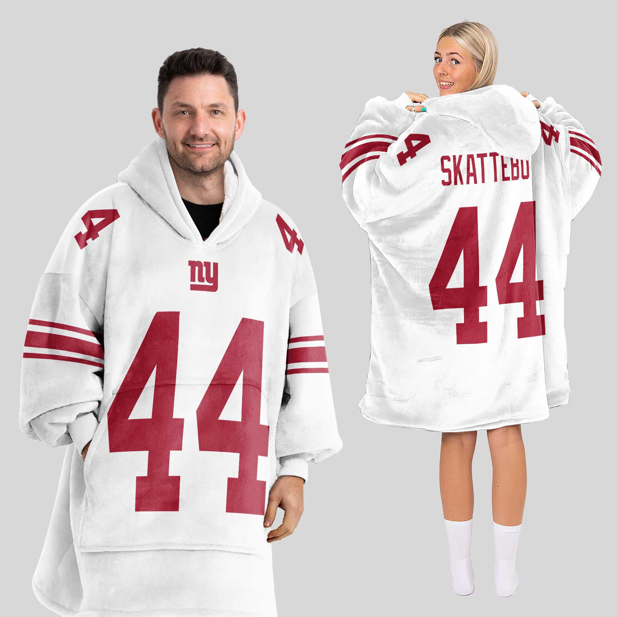C.S 44 New York G Football Unisex Blanket Hoodie