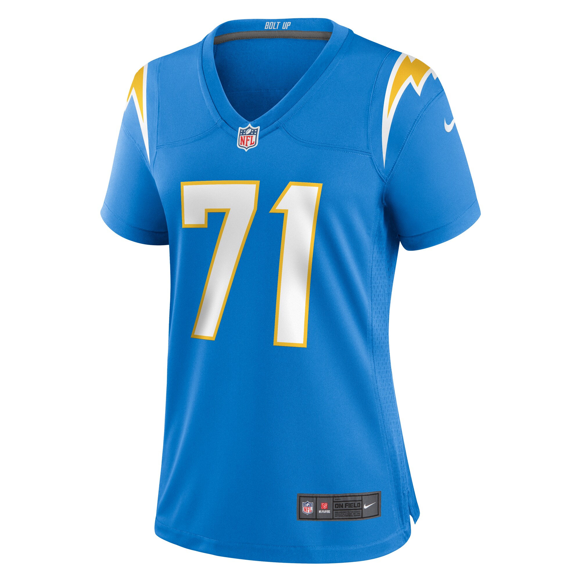 McFadden Los Angeles Chargers  Women's Team Game Jersey - Powder Blue