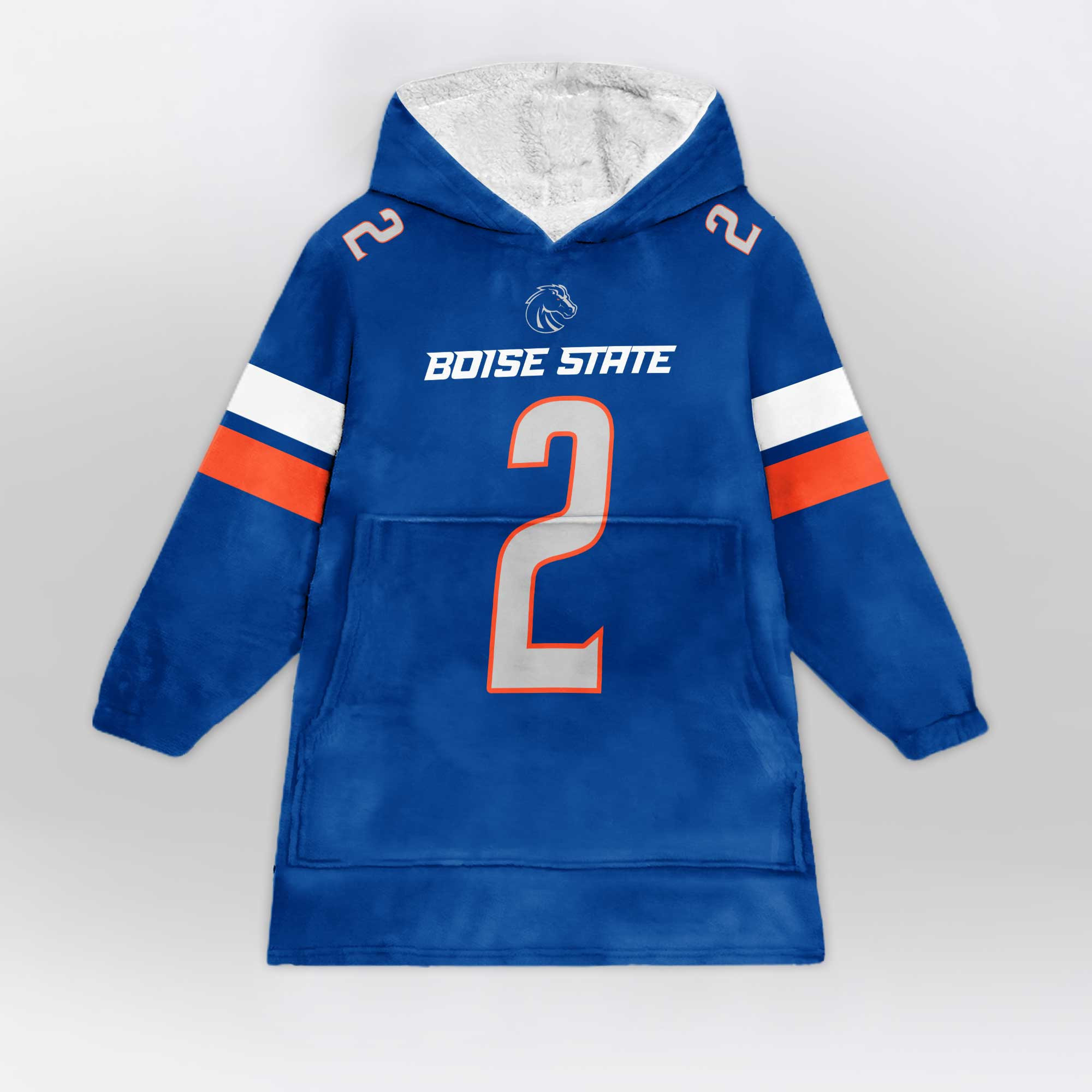 Adult 2 Boise State Football Unisex Blanket Hoodie