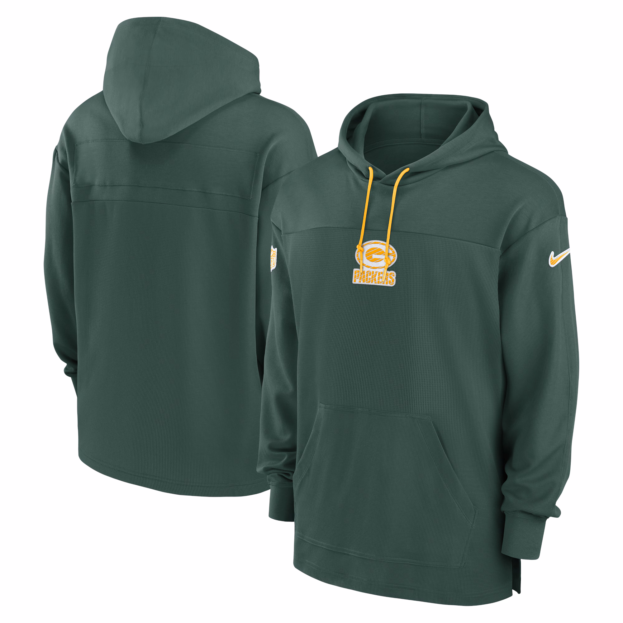 Green Bay Packers Sideline Jersey Pullover Hoodie - Green