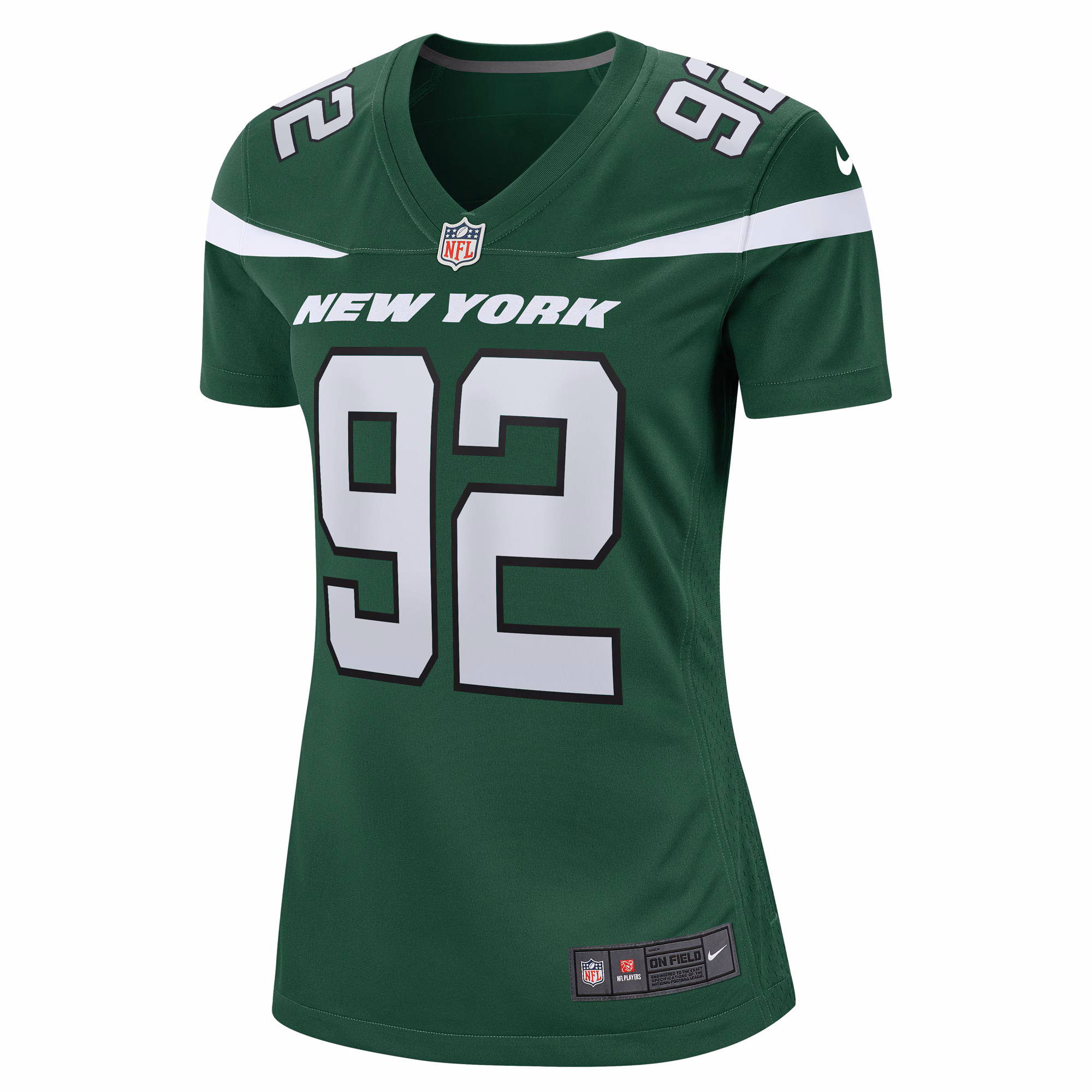Ifeadi Odenigbo New York Jets Women's  Game Jersey - Gotham Green