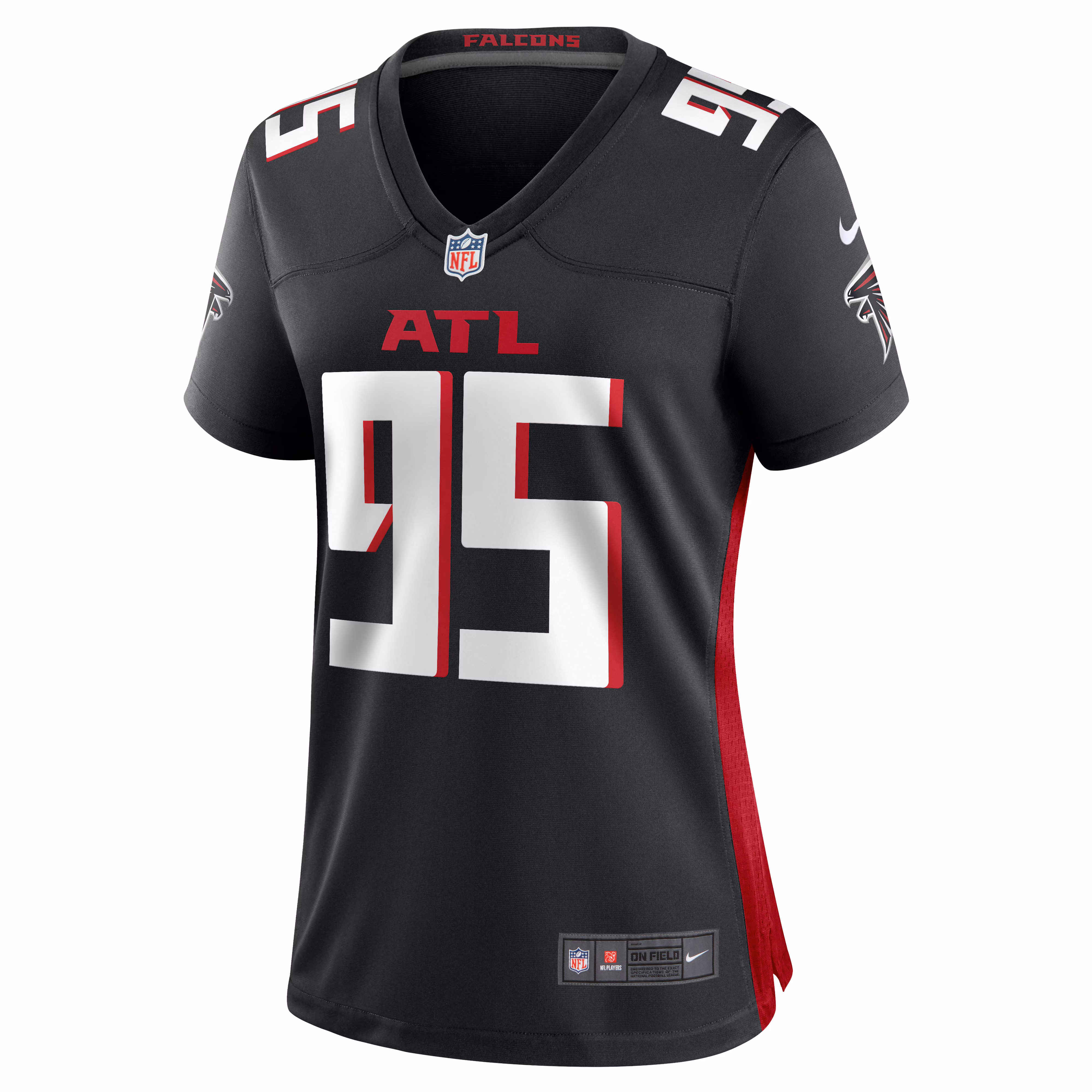 Ta'Quon Graham Atlanta Falcons Women's Game Jersey - Black